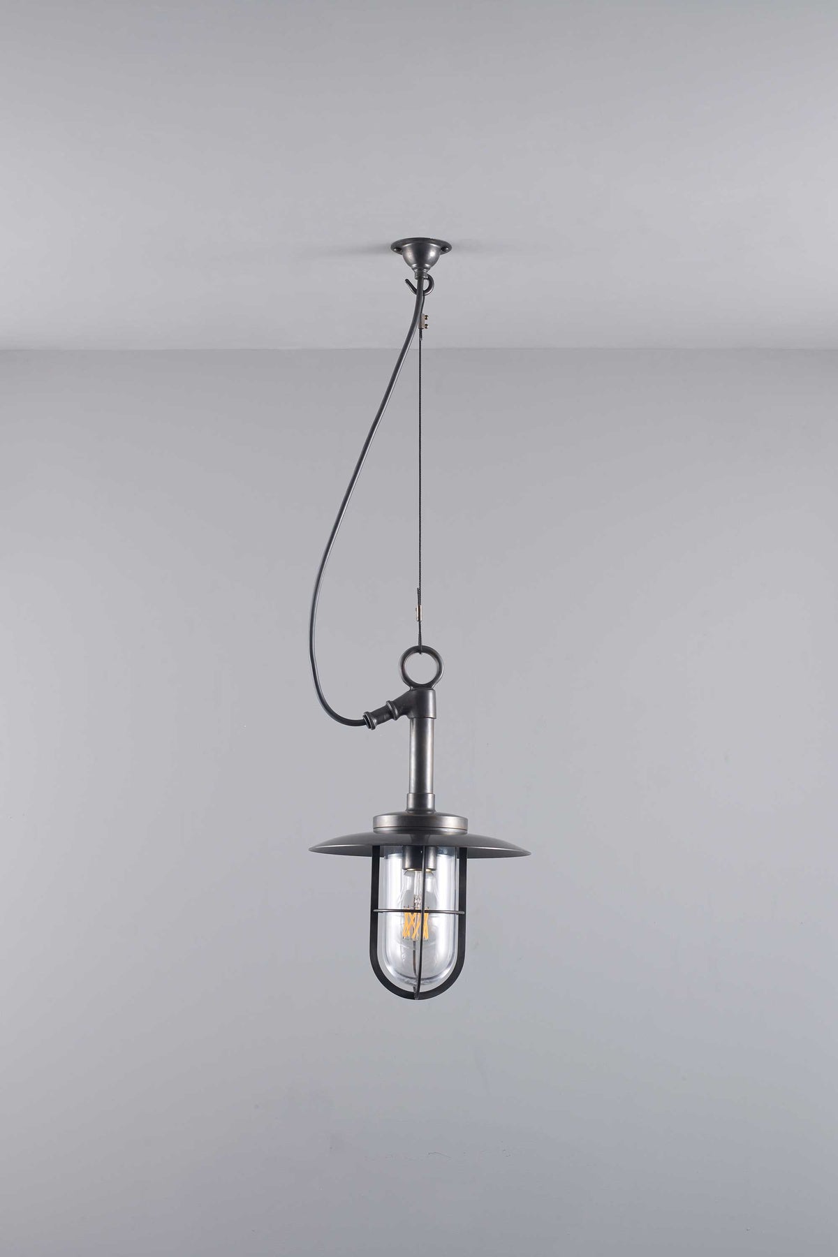 OBTC Product Image: Ships Well Glass Pendant with Visor