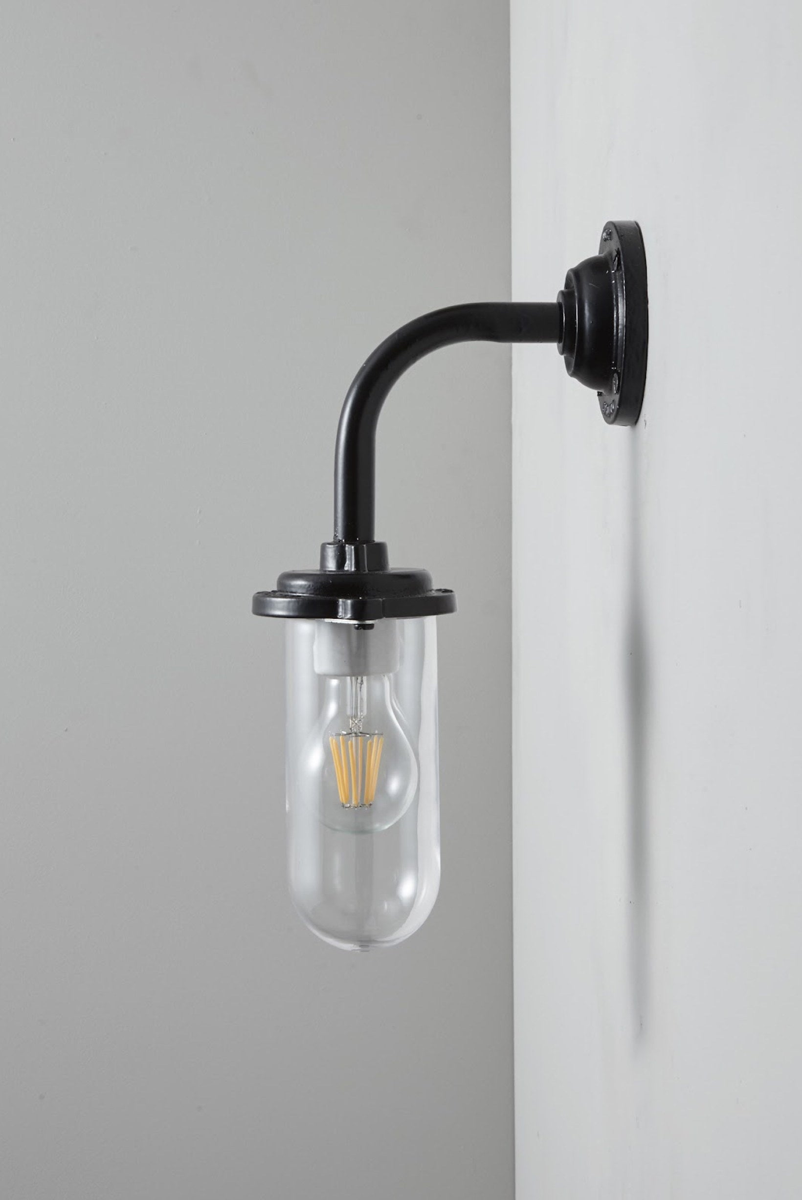 Applique coudée, 60W, Fixation murale simple 7672