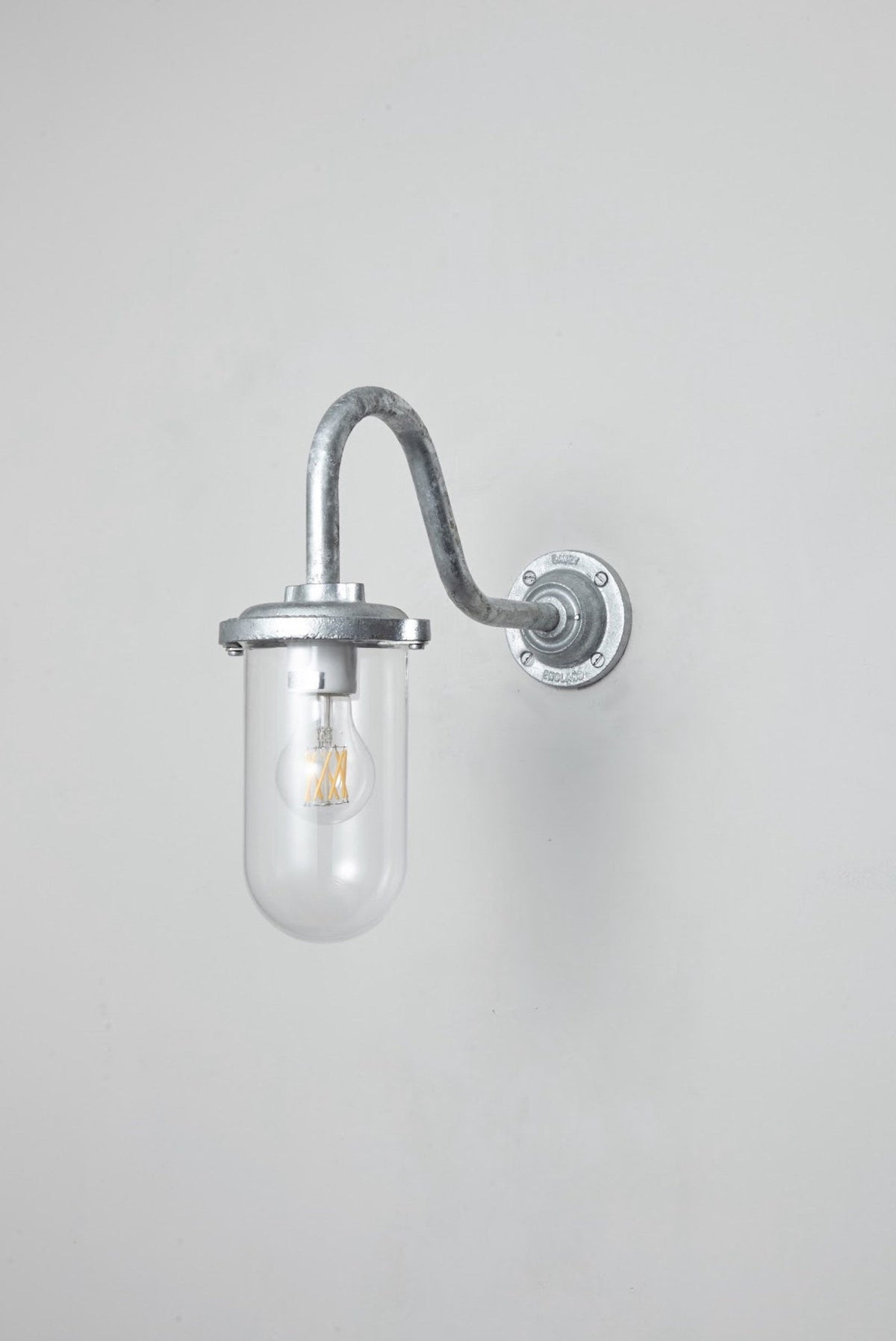 Applique coudée, 100W, Fixation murale simple 7672