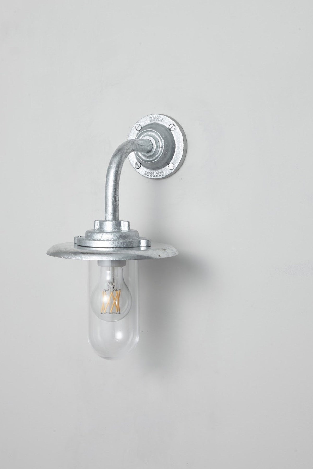 Applique coudée d'extérieure, 60W, Fixation murale simple 7677