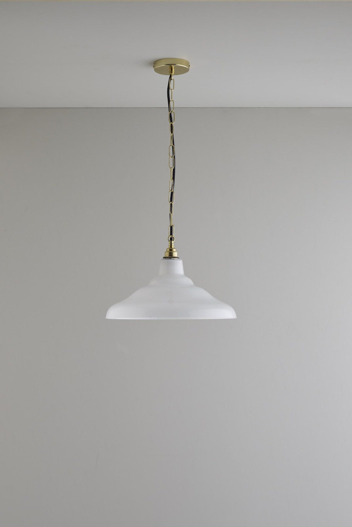 Glass School Pendant Light Size 2