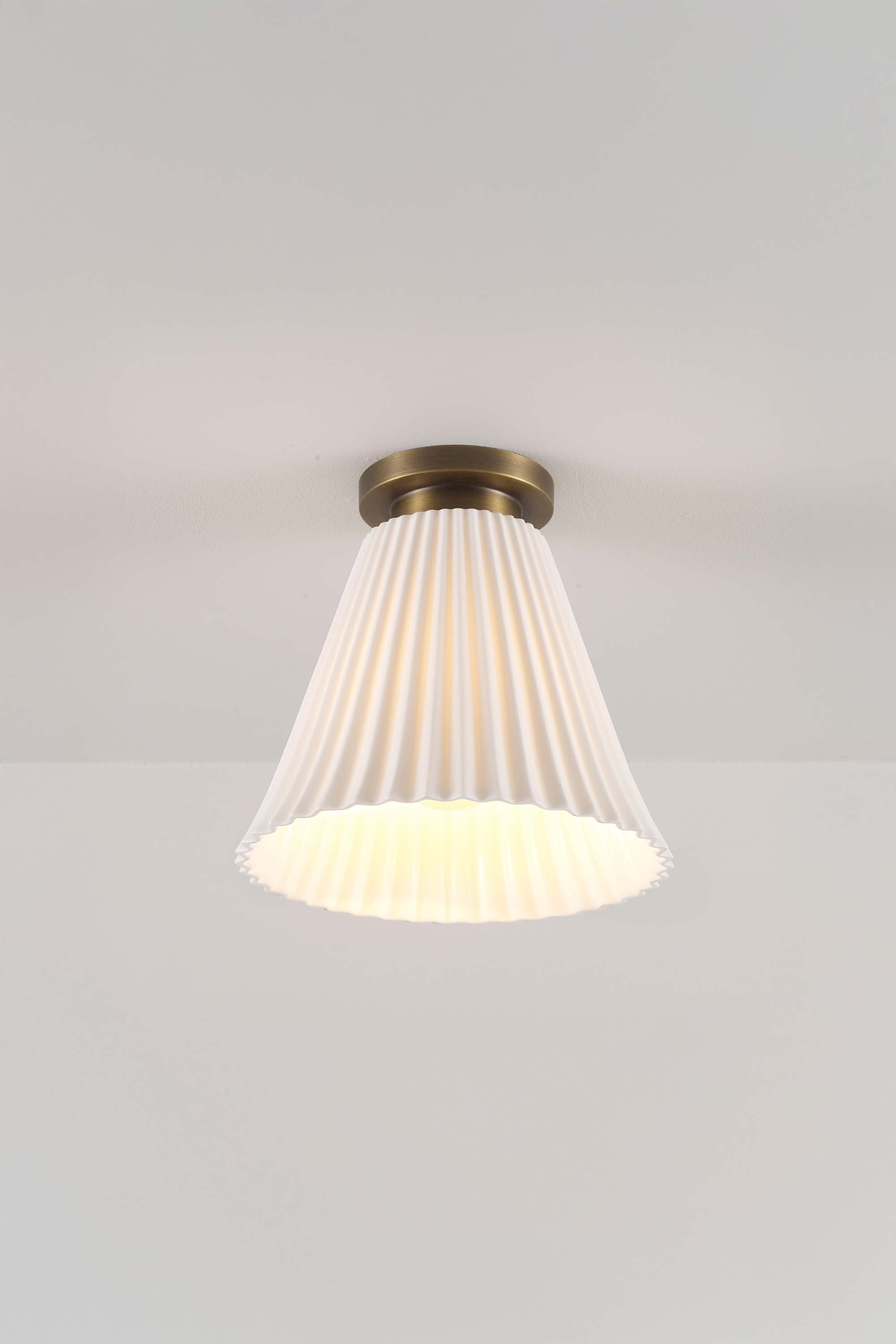 OBTC Product Image: Hector Large Pleat Ceiling Light