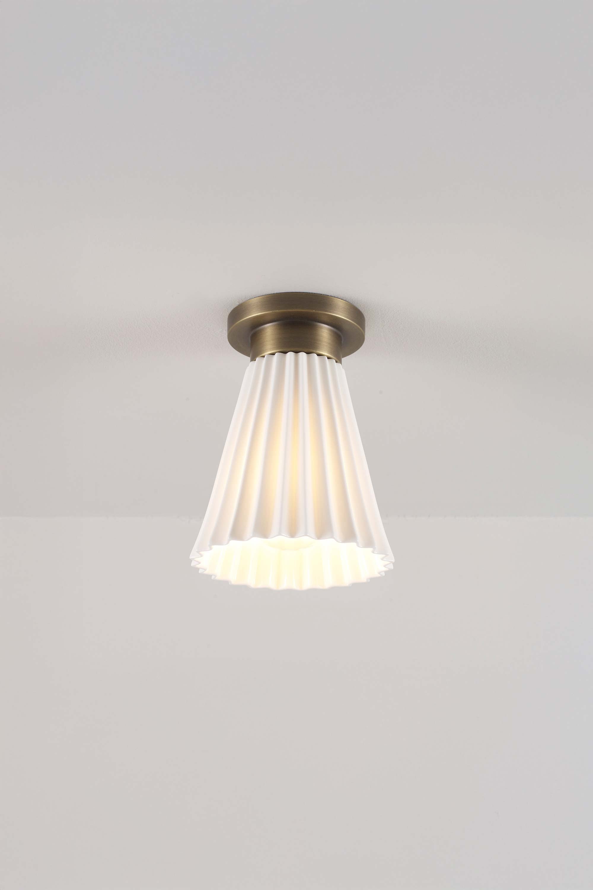 OBTC Product Image: Hector Medium Pleat Ceiling Light