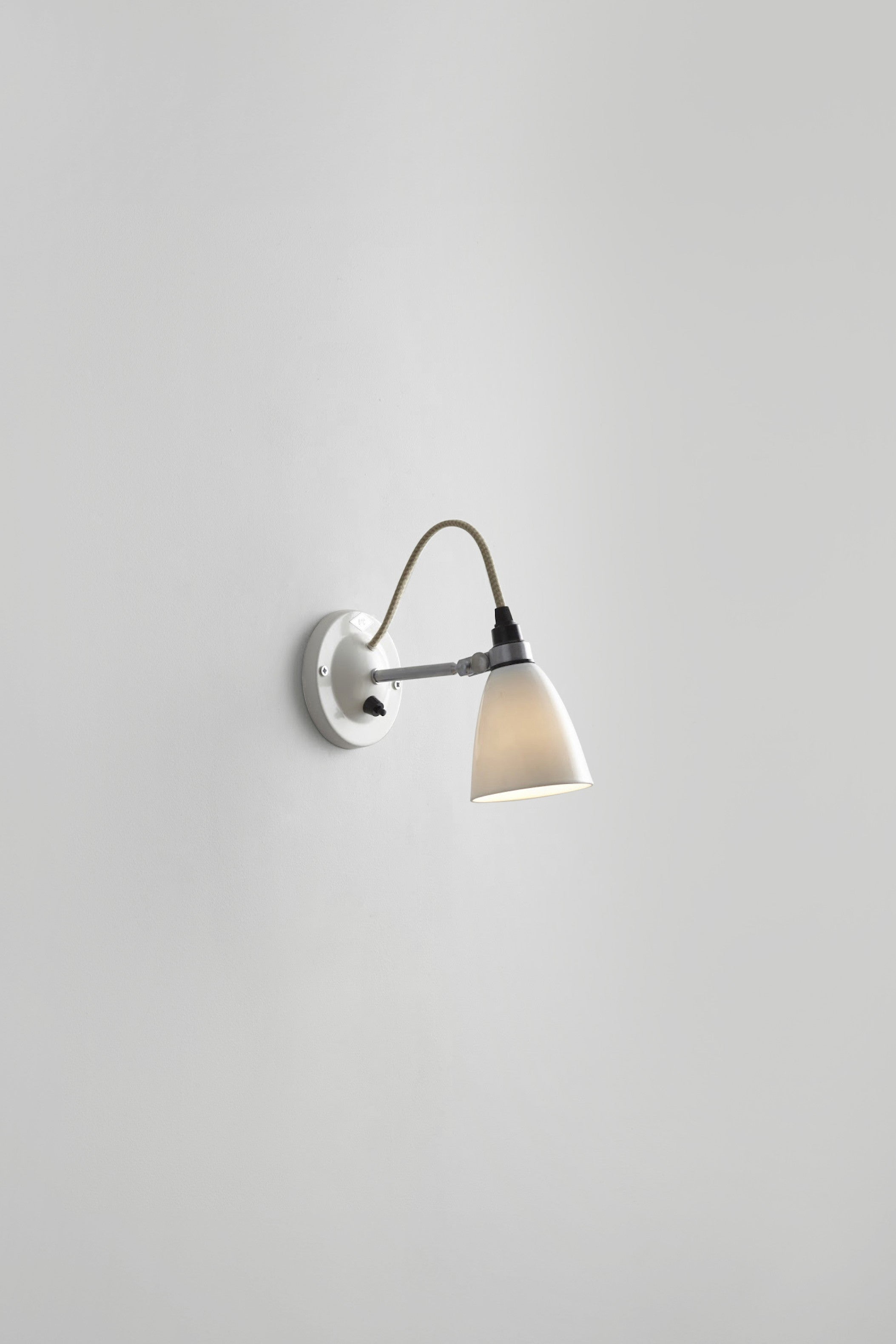 Hector Small Dome Wall Light Switched