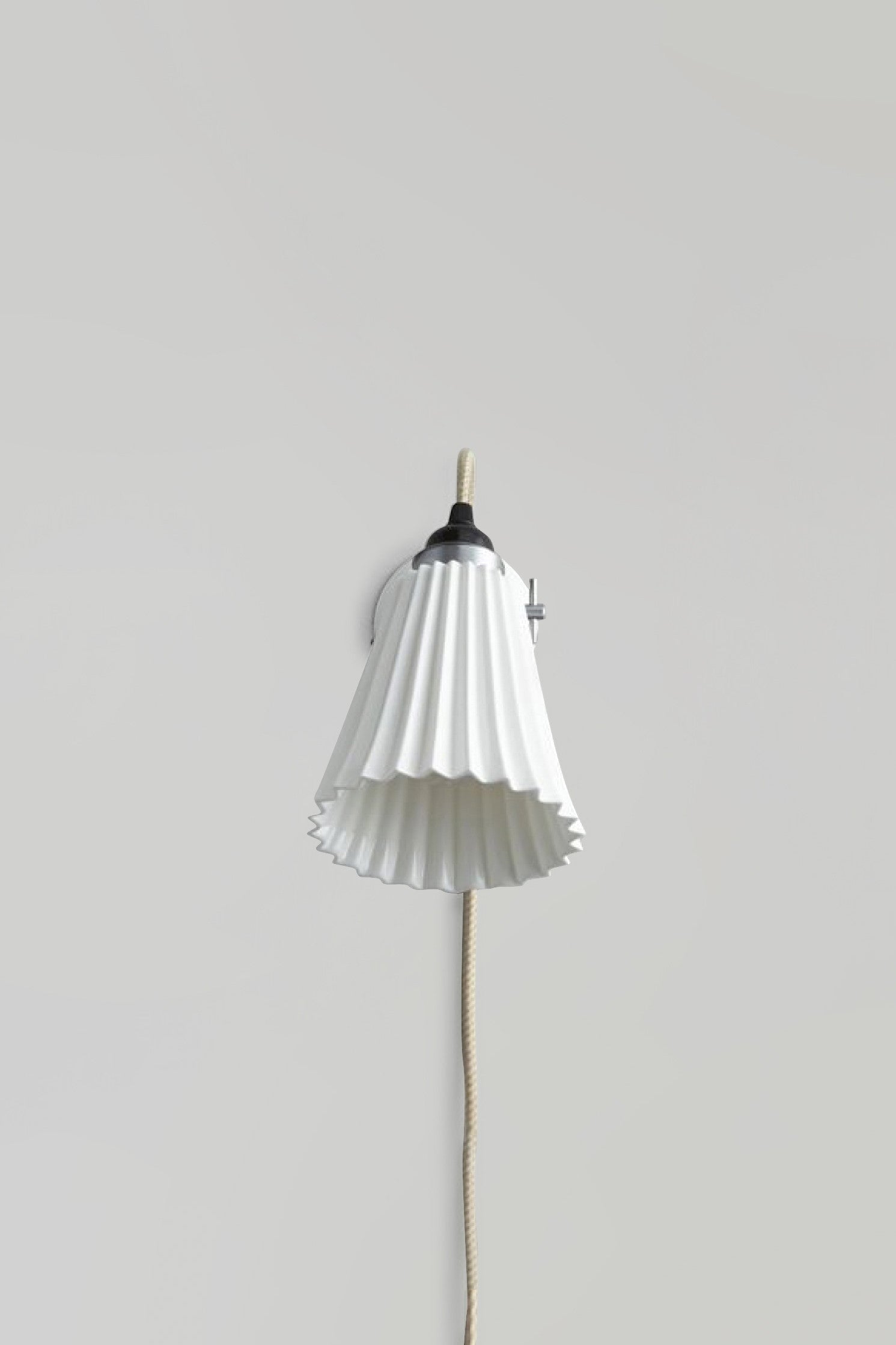 Hector Pleat Medium Wall Light, PSC