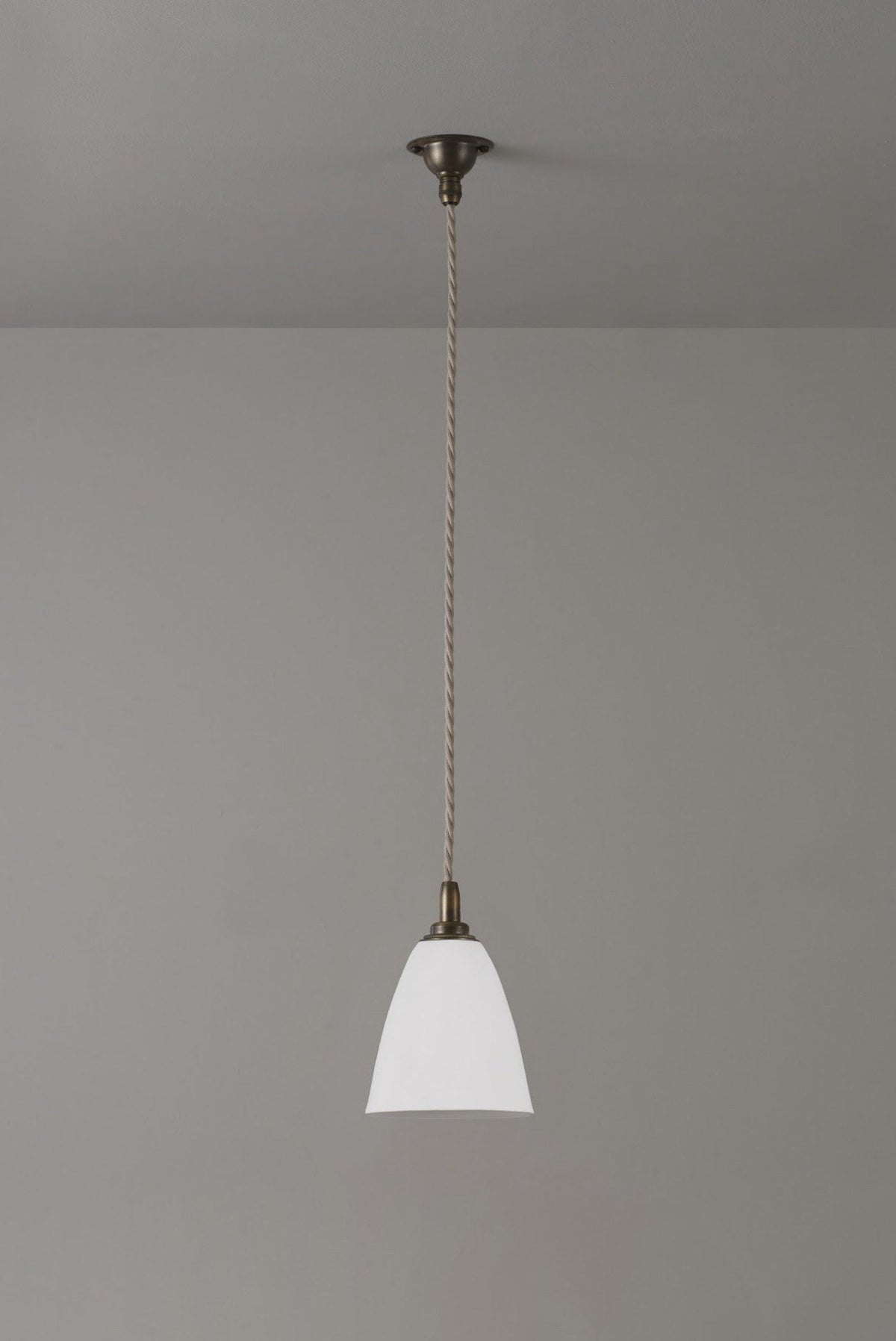 Antique Brass Medium Dome Pendant