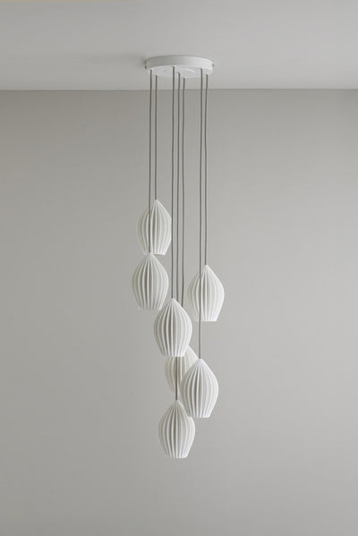 Fin Pendant Grouping of 7