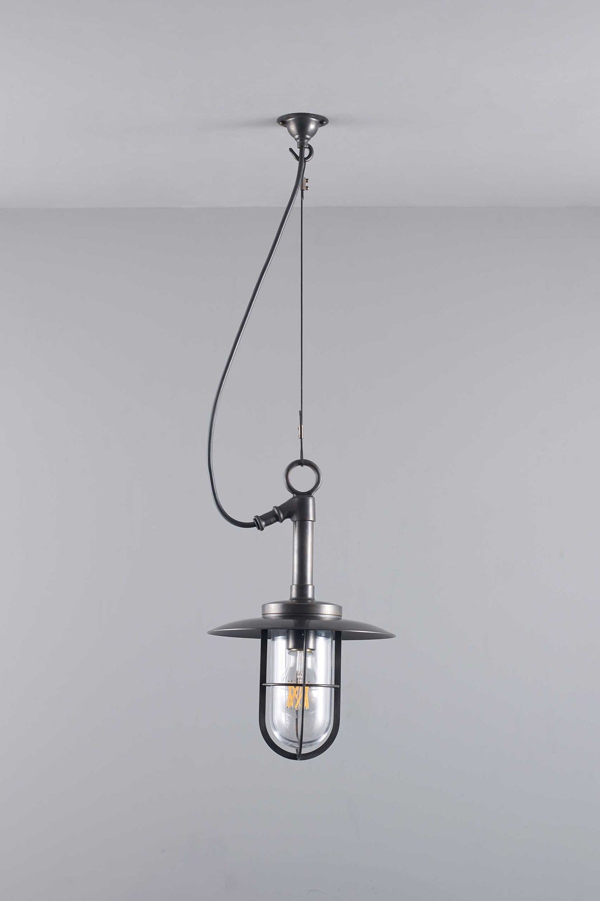 OBTC Product Image: Ships Well Glass Pendant with Visor