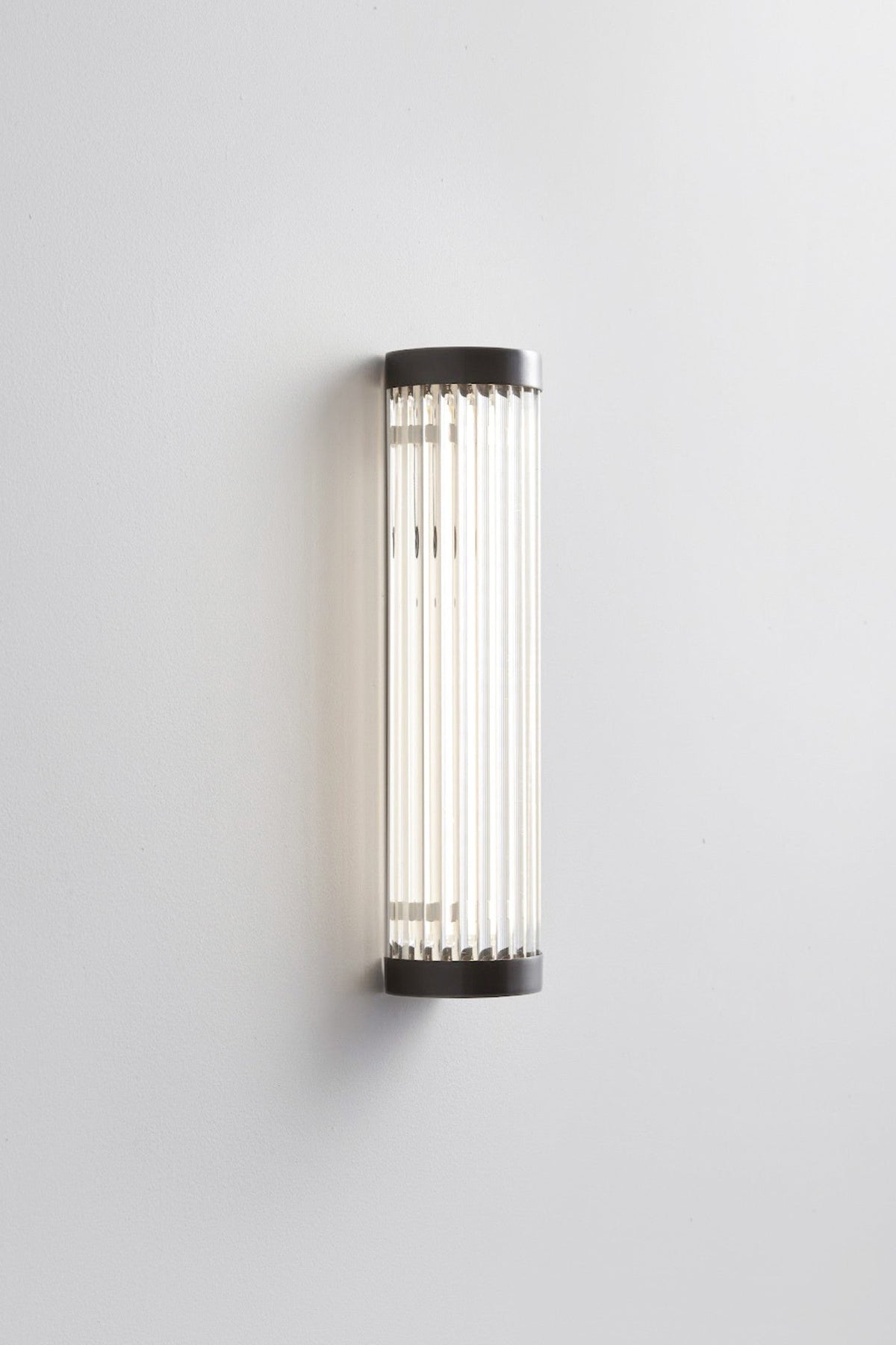 OBTC Product Image: Extra Narrow Pillar Light 27cm *Remote Driver*, Weathered Brass, Davey Lighting
