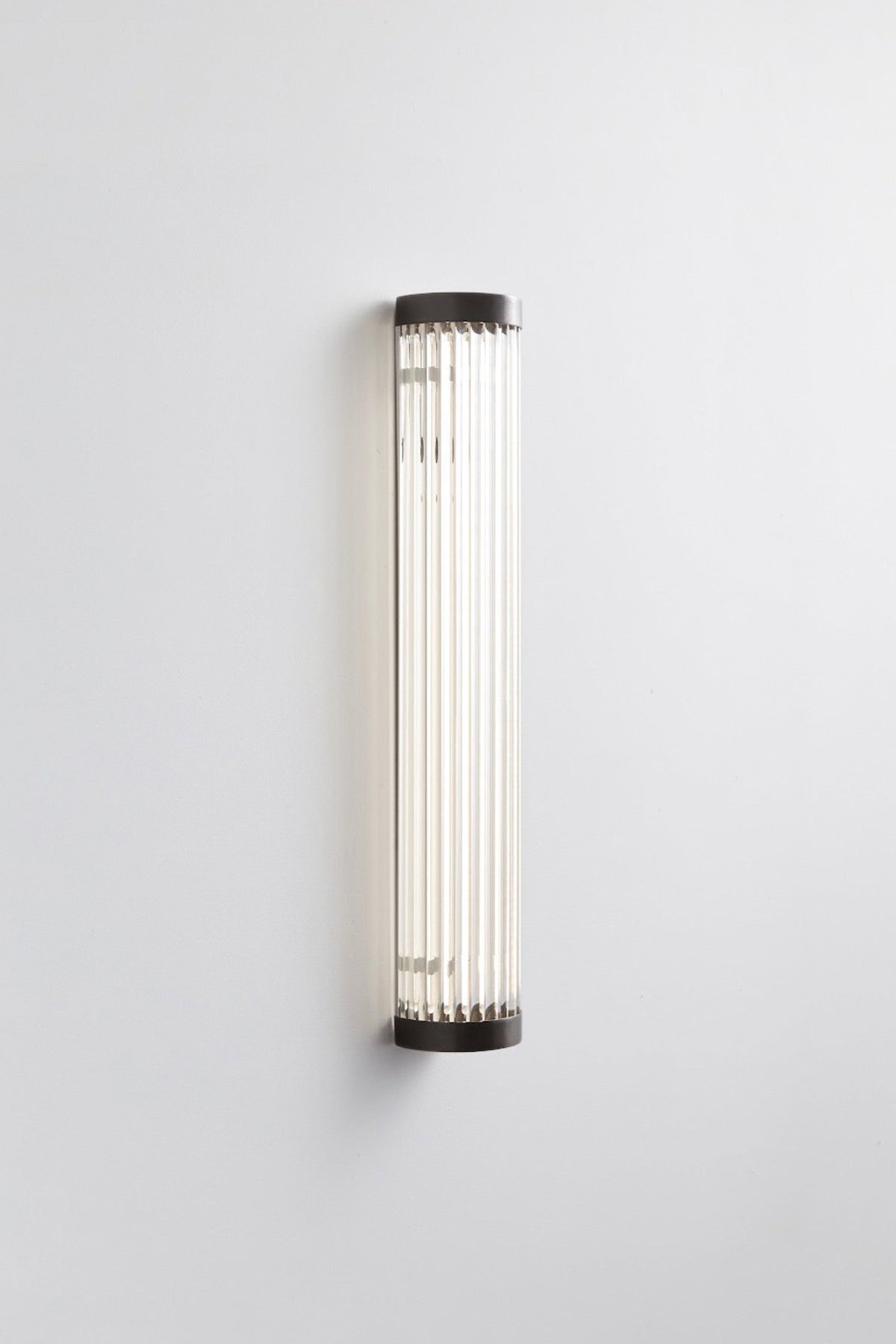 OBTC Product Image: Extra Narrow Pillar Light 40cm *Remote Driver*, Weathered Brass, Davey Lighting