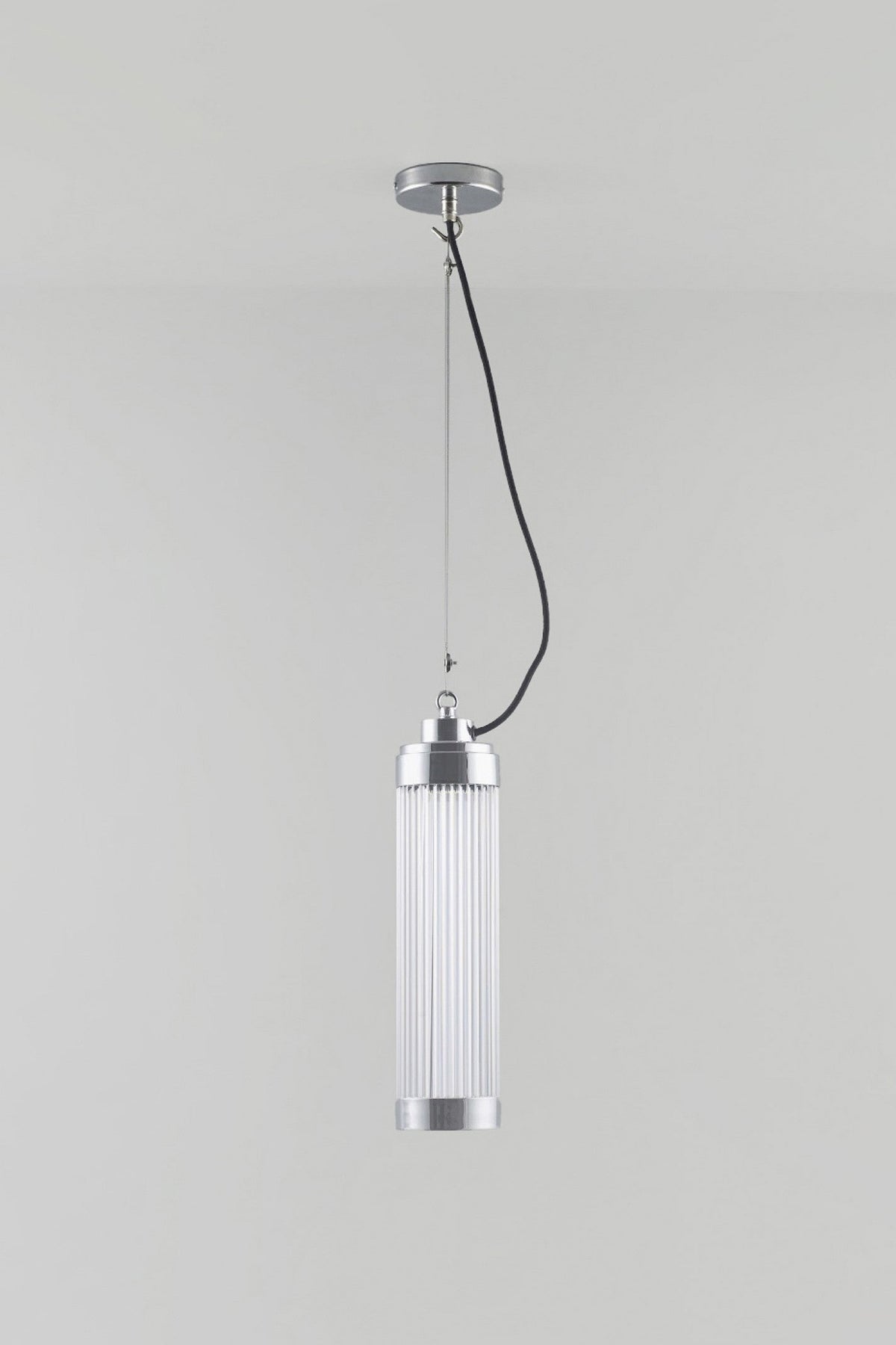 OBTC Product Image, Light Off: Pillar Pendant Light 7213, Chrome, Davey Lighting Range