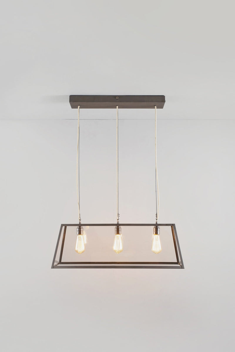 btc Diner 75 Weathered Brass / Clear