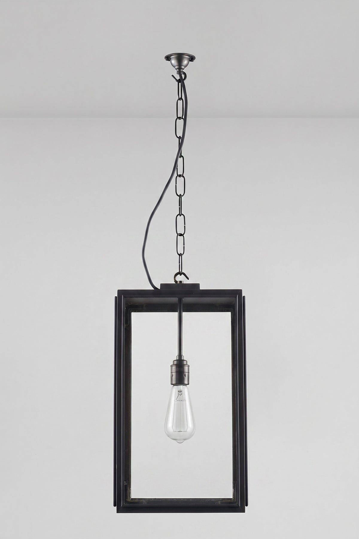 Square Pendant, Closed Top