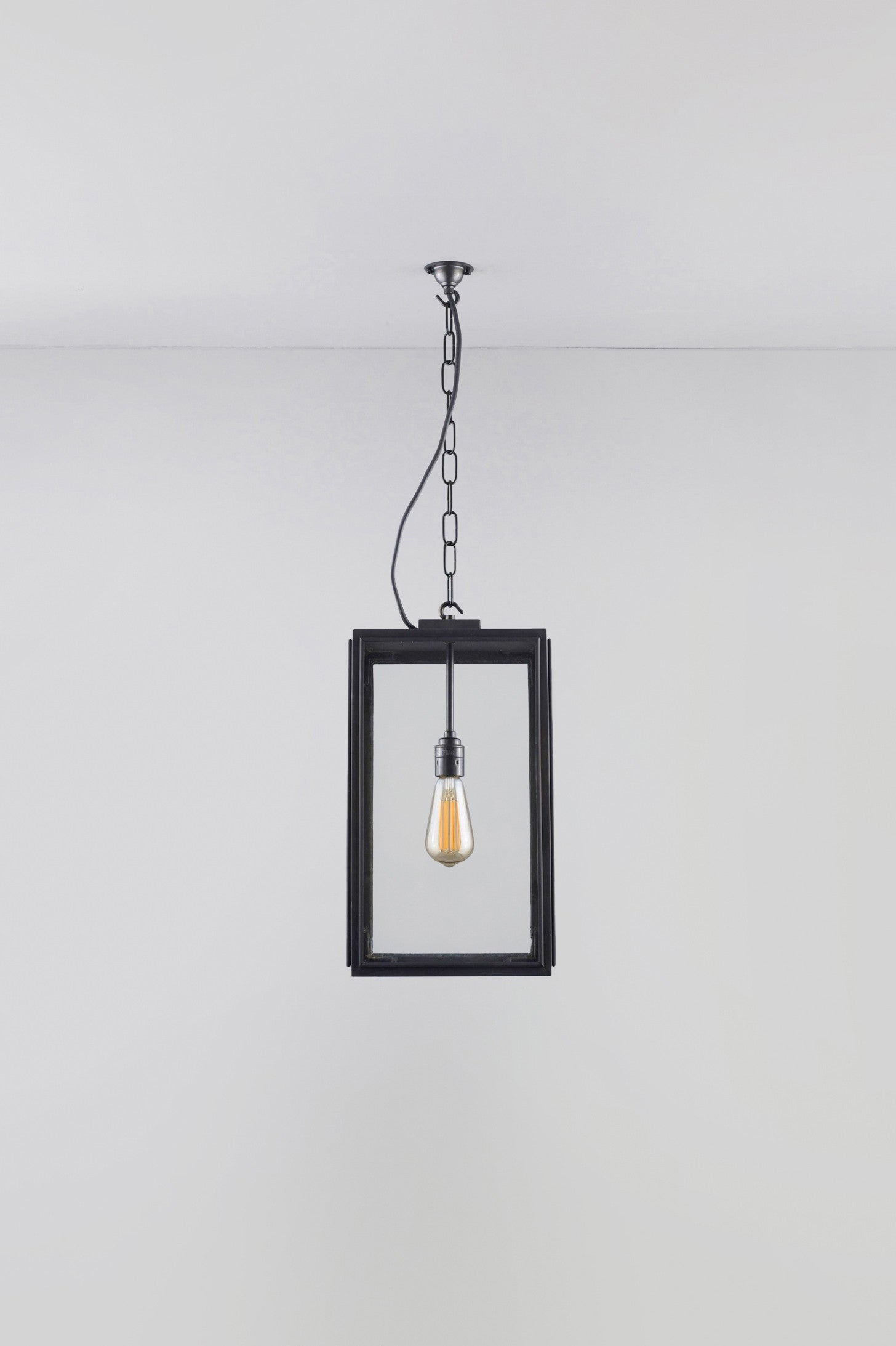 Square Pendant, Closed Top