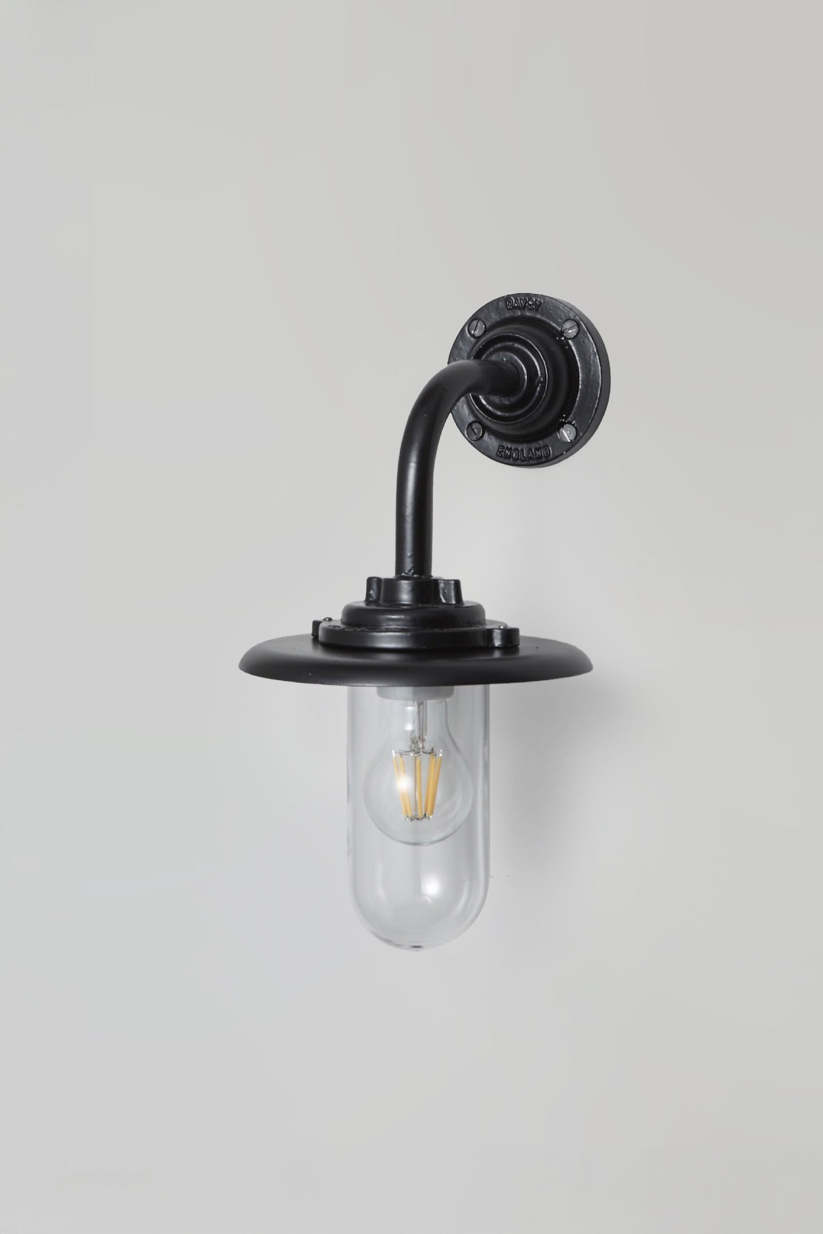 Applique coudée d'extérieure, 60W, Fixation murale simple 7677