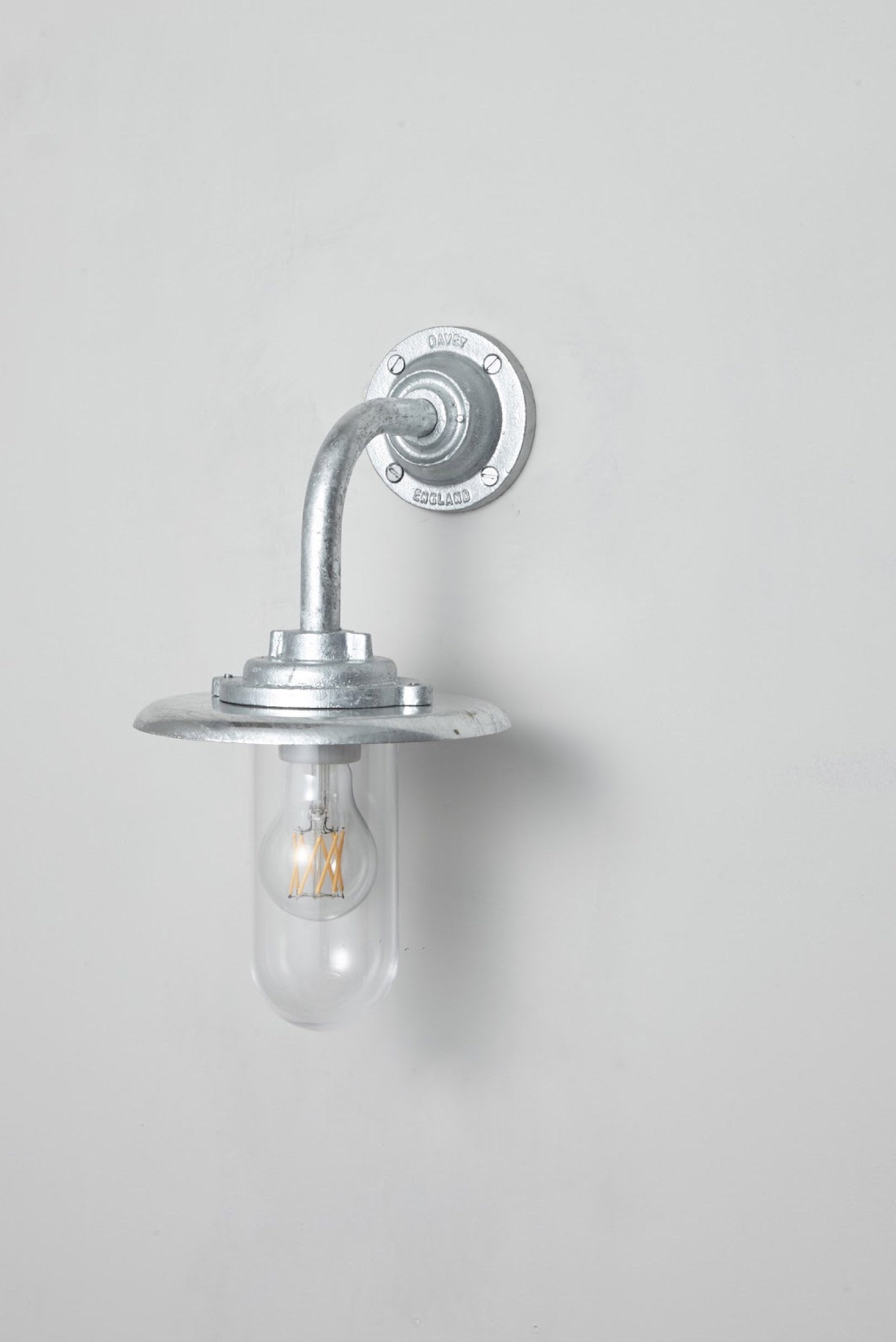 Applique coudée d'extérieure, 60W, Fixation murale simple 7677