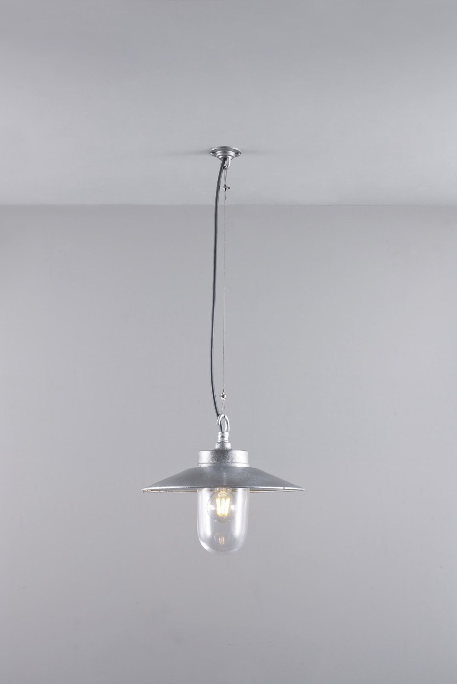 Variant Image for Galvanised Silver / Clear