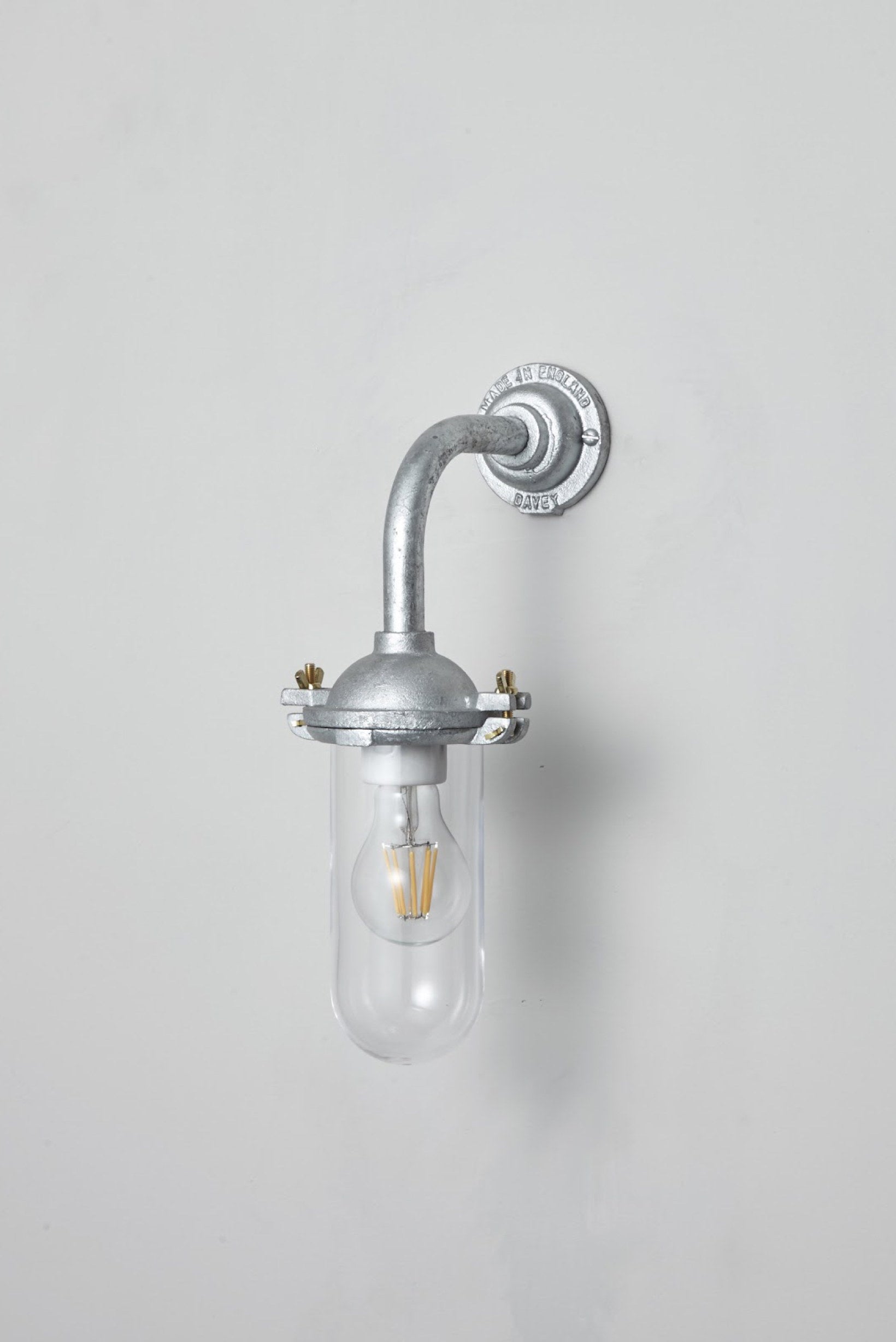 Bracket Light 7684 Außenleuchte, Rechtwinklig, Runde Rosette