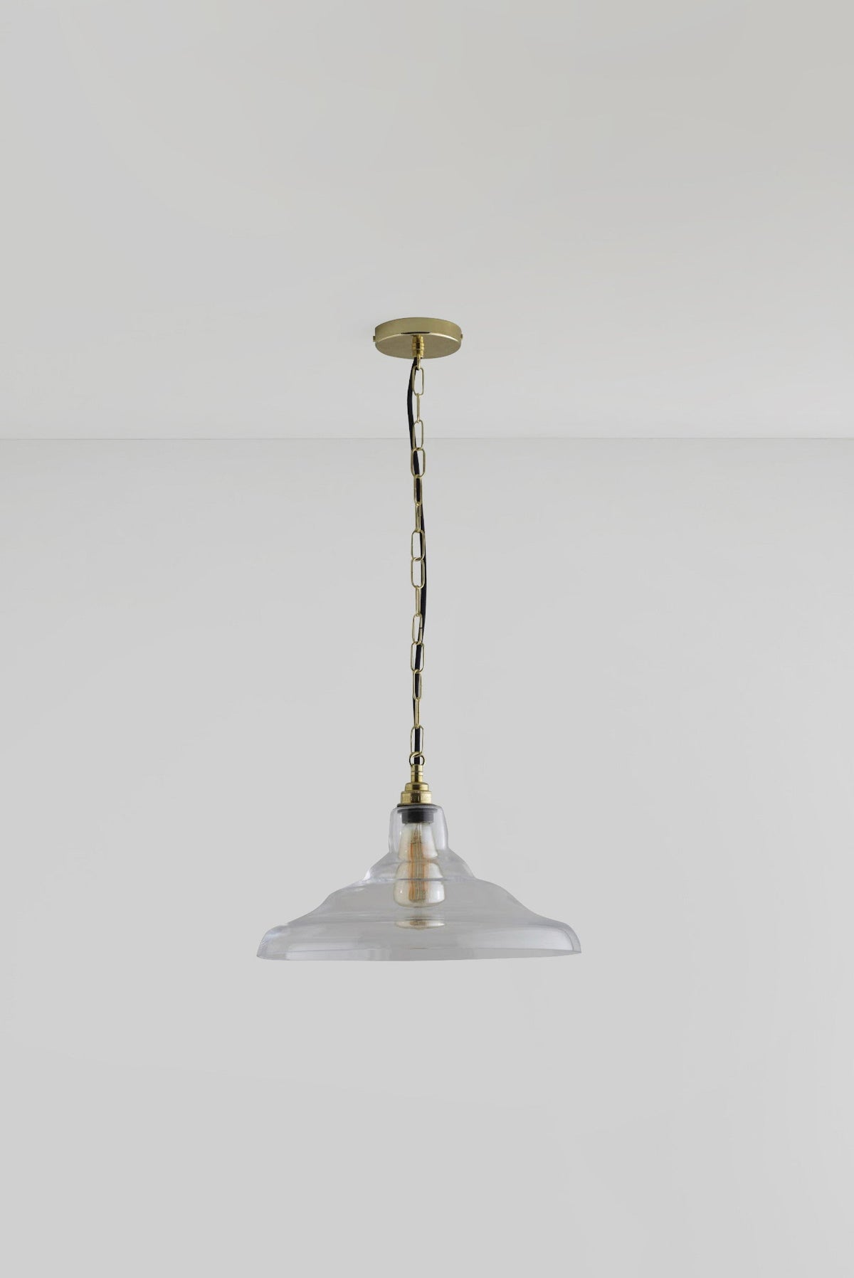 Glass School Pendant Light Size 2