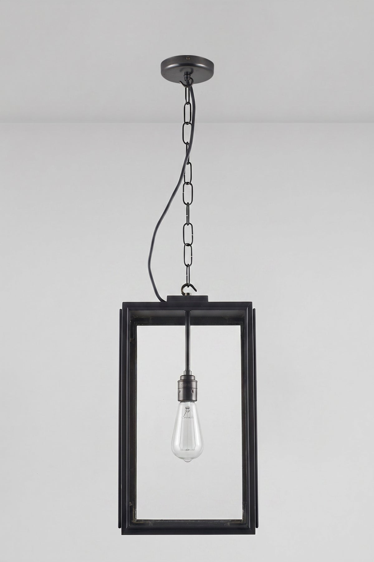 Square Pendant, Closed Top