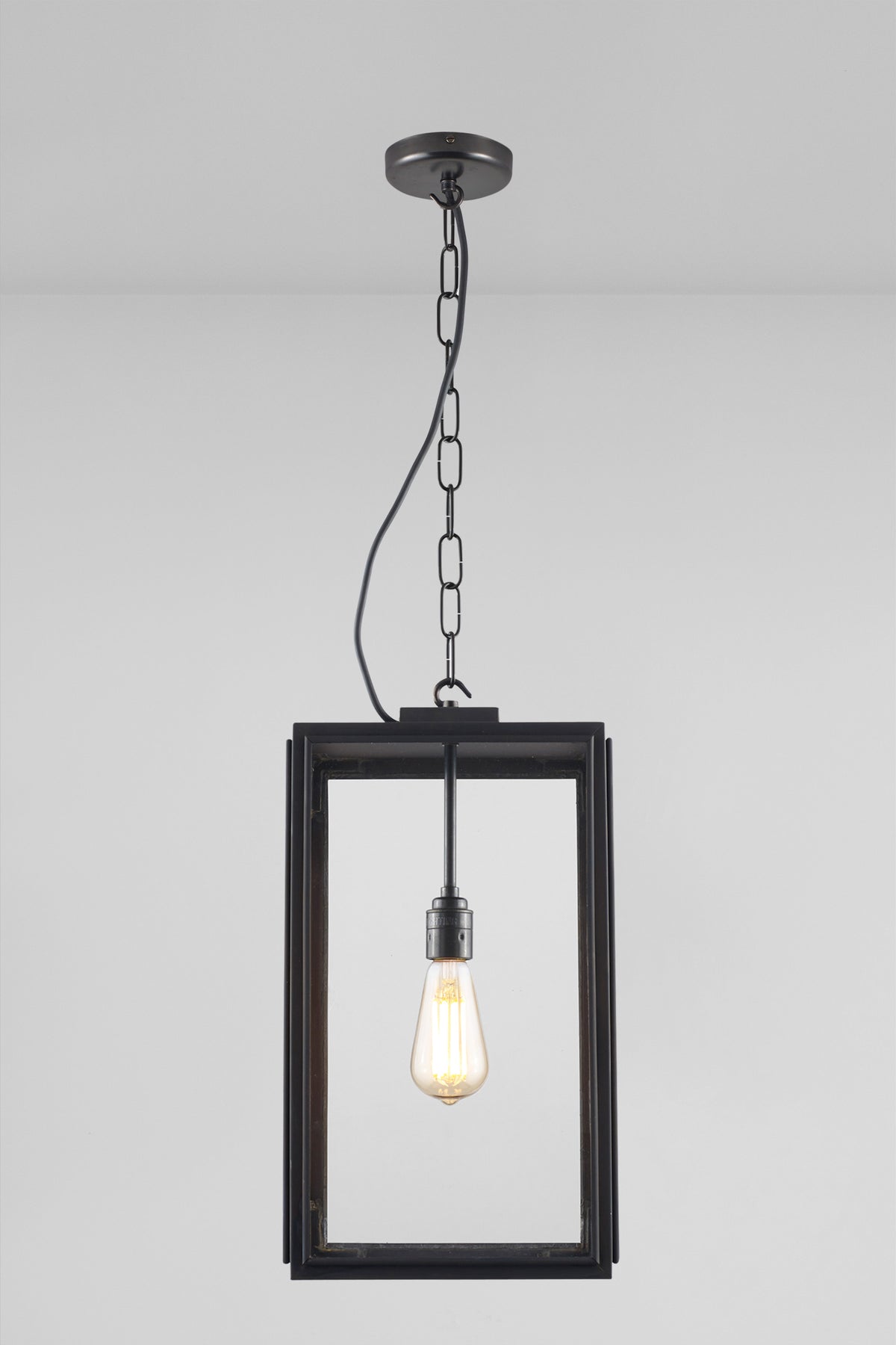 Square Pendant, Closed Top