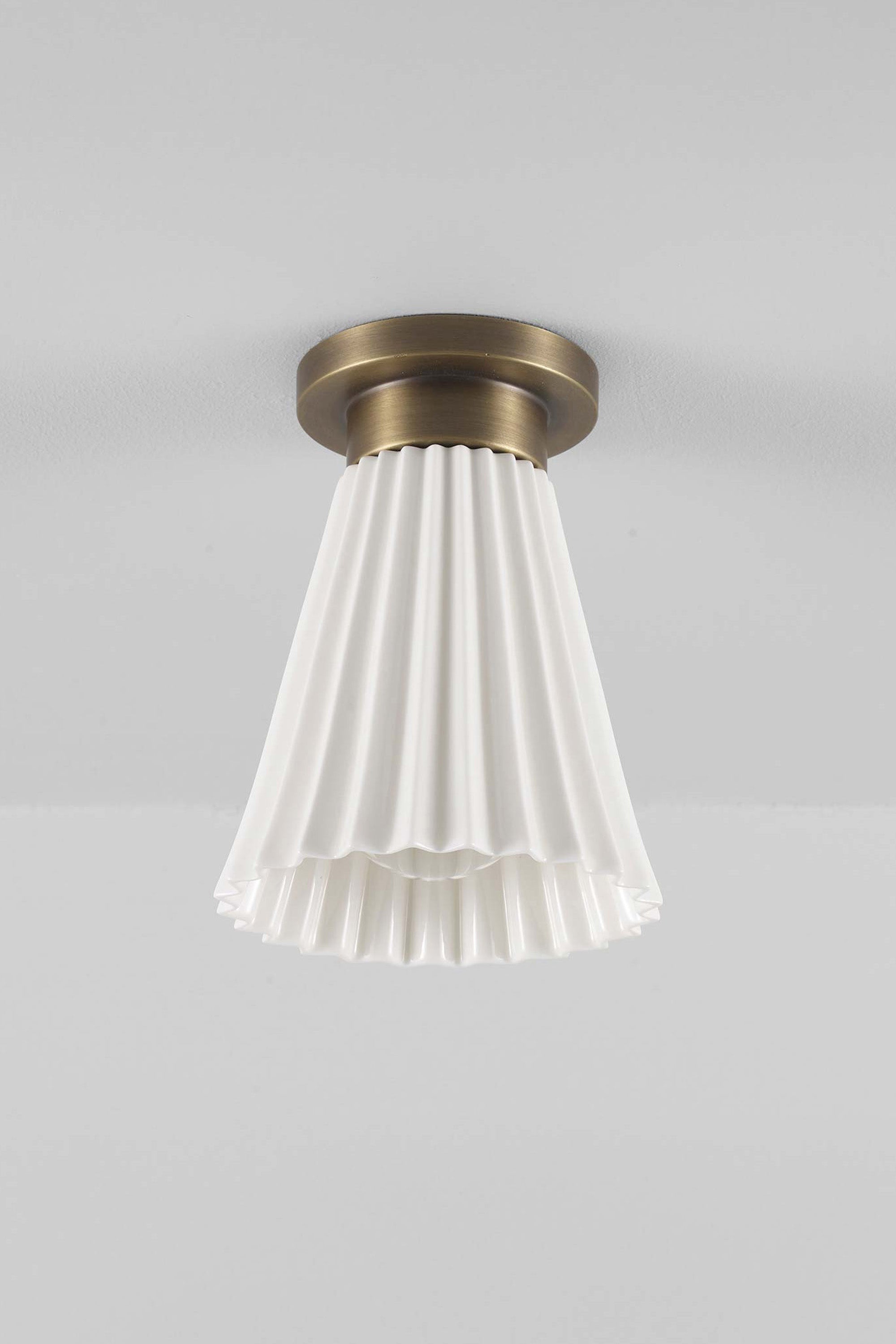 OBTC Product Image: Hector Medium Pleat Ceiling Light