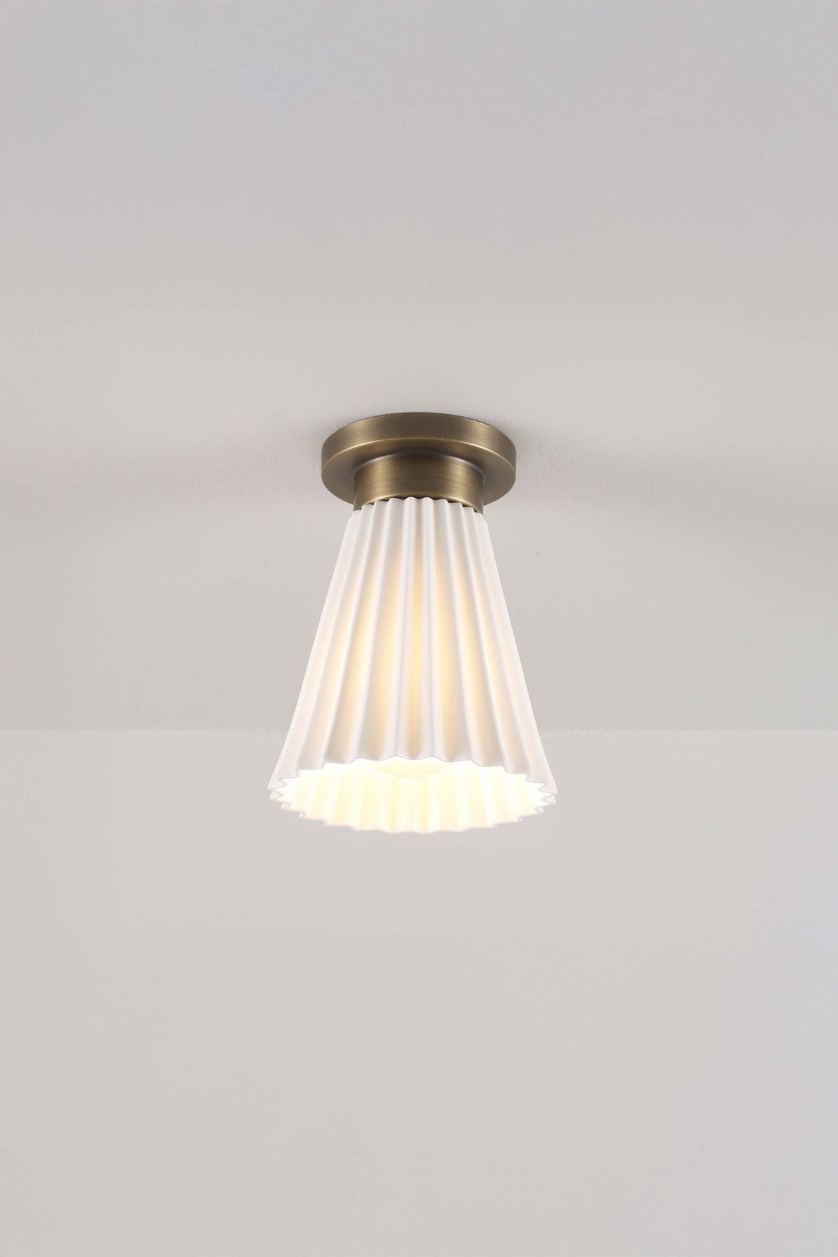OBTC Product Image: Hector Medium Pleat Ceiling Light