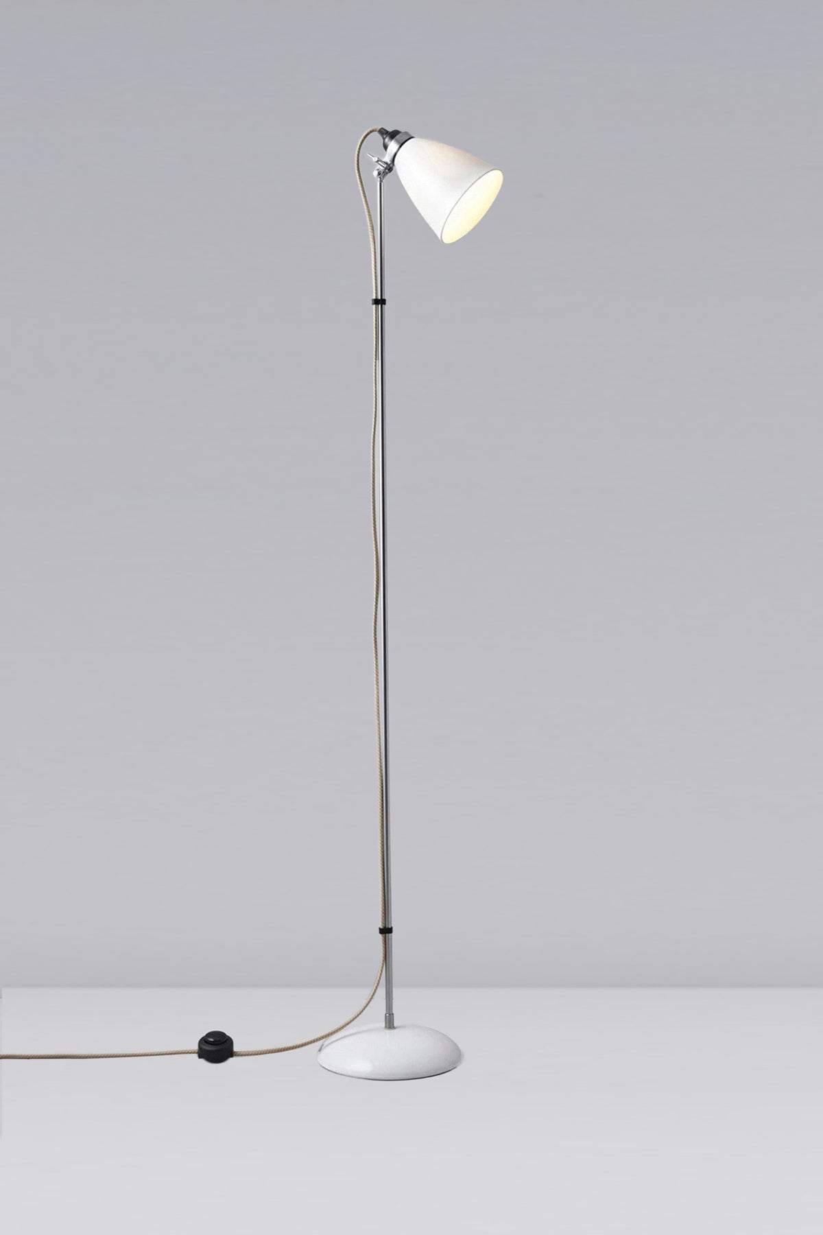 OBTC Product Image, Light On: Hector Medium Dome Floor Light, Natural White