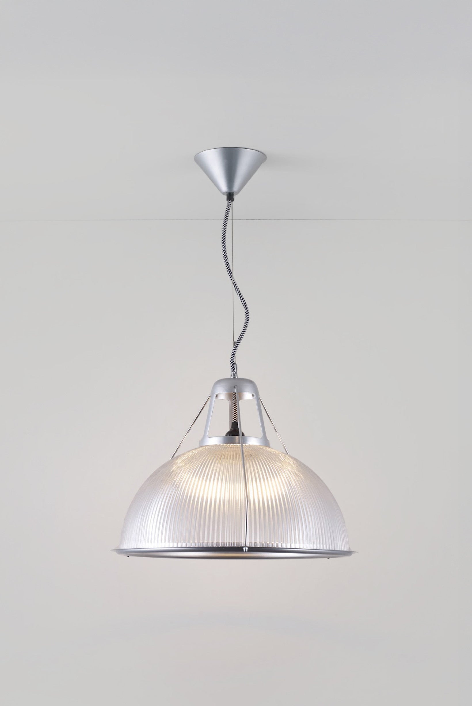 Suspension Phane Large verre prismatique