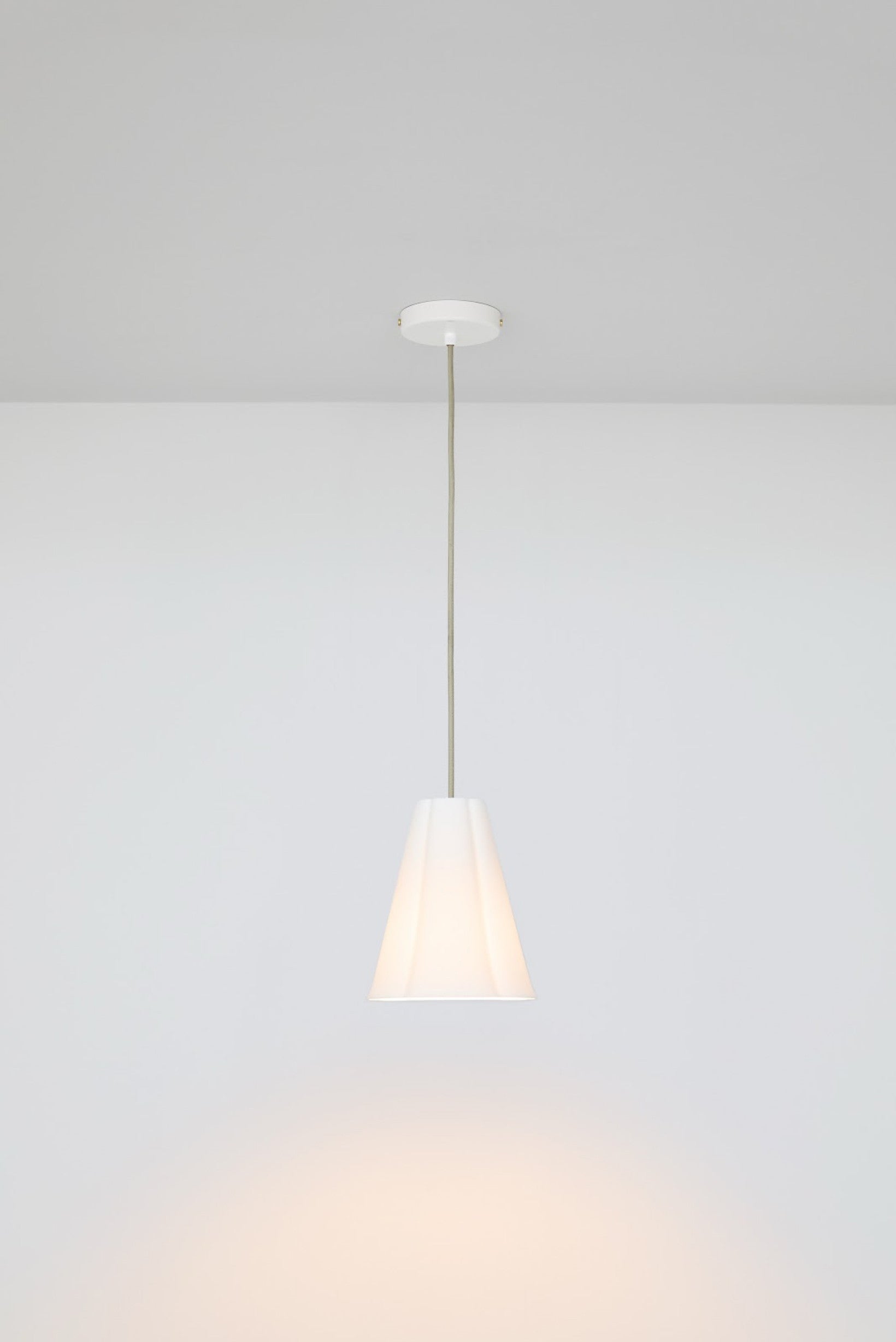 OBTC Product Image, Light On: Blossom Size 1 Pendant with Putty Grey Cable