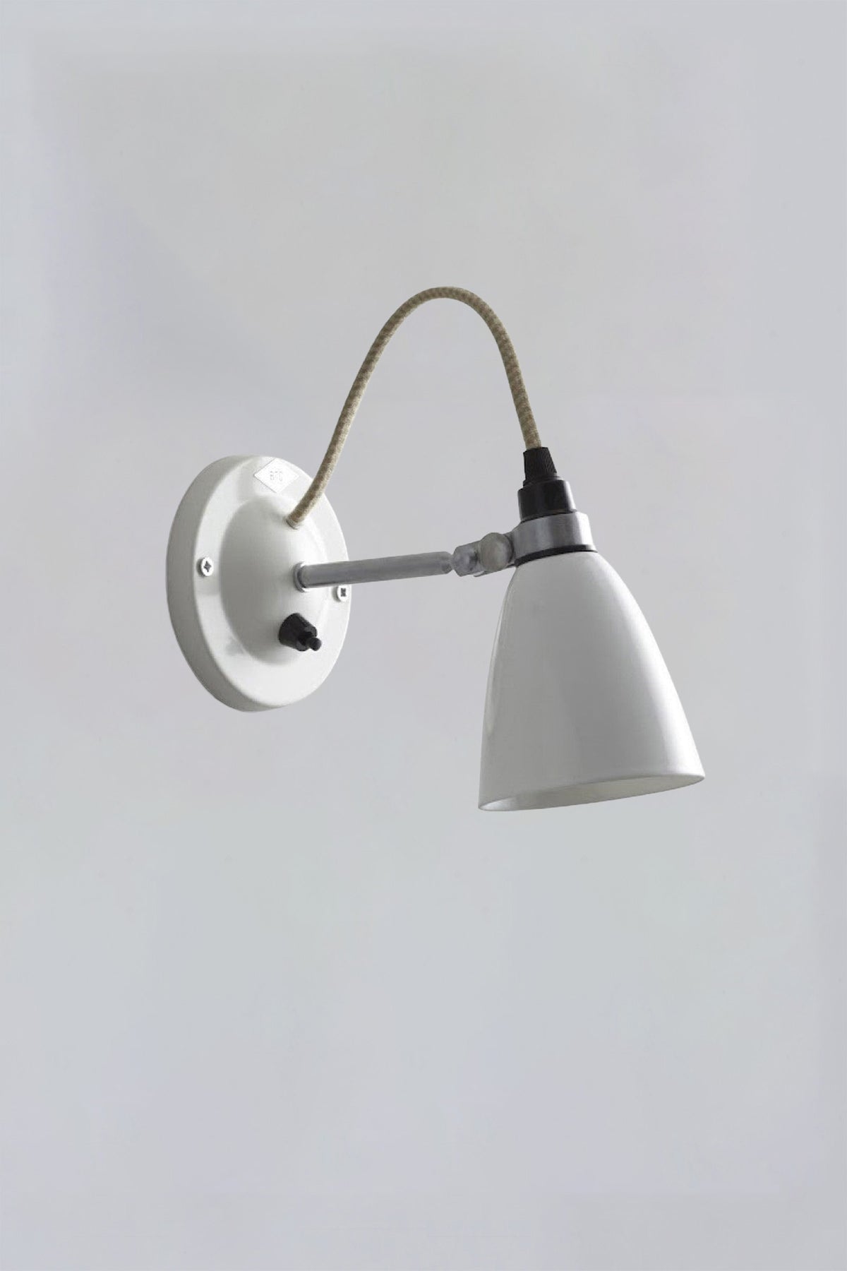 OBTC Product Image, Light Off: Hector Small Dome Wall Light Switched, Natural White