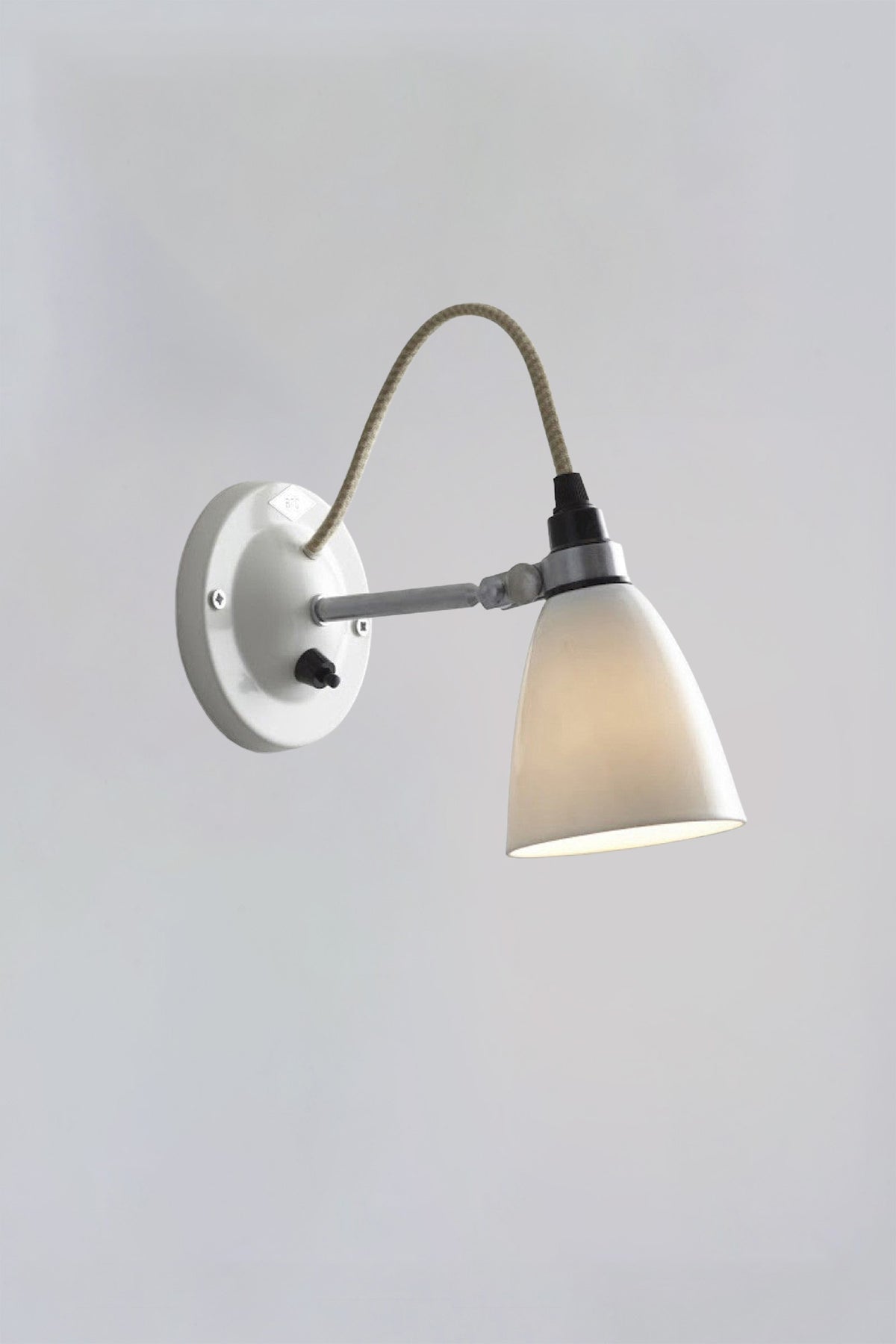 OBTC Product Image, Light On: Hector Small Dome Wall Light Switched, Natural White