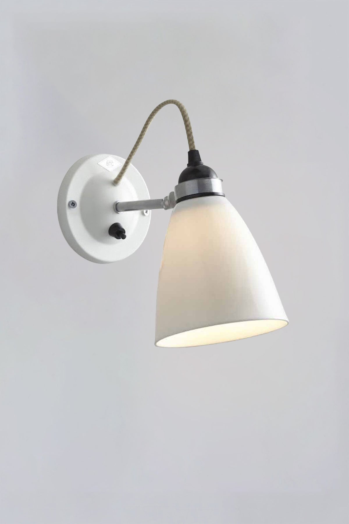 OBTC Product Image, Light On: Hector Medium Dome Wall Light Switched, Natural White