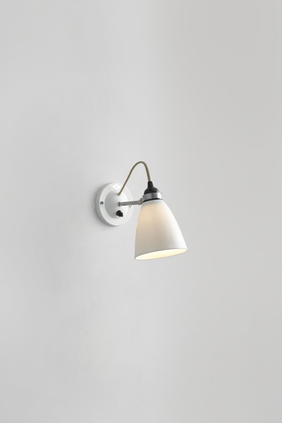 Hector Medium Dome Wall Light Switched