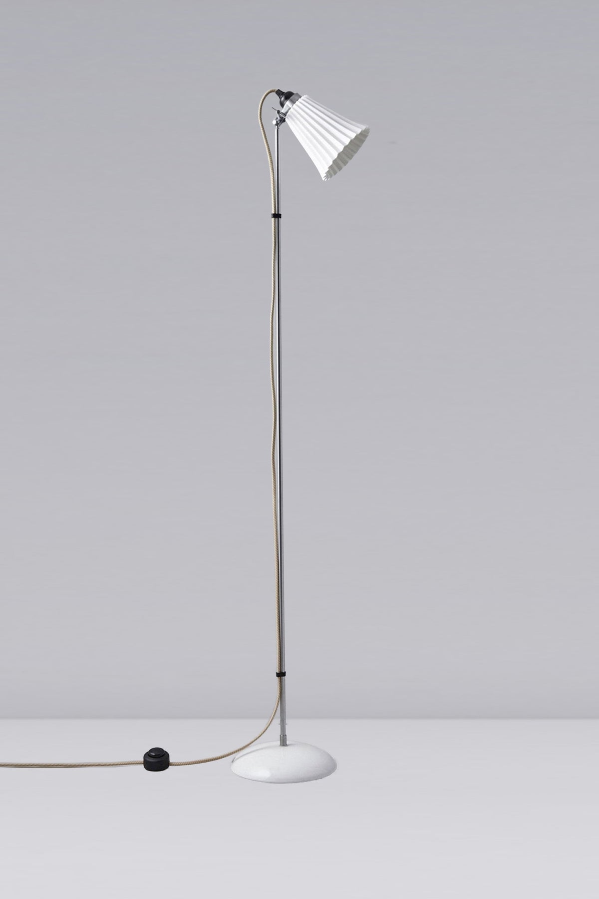 OBTC Product Image, Light Off: Hector Pleat Medium Floor Light, Natural White