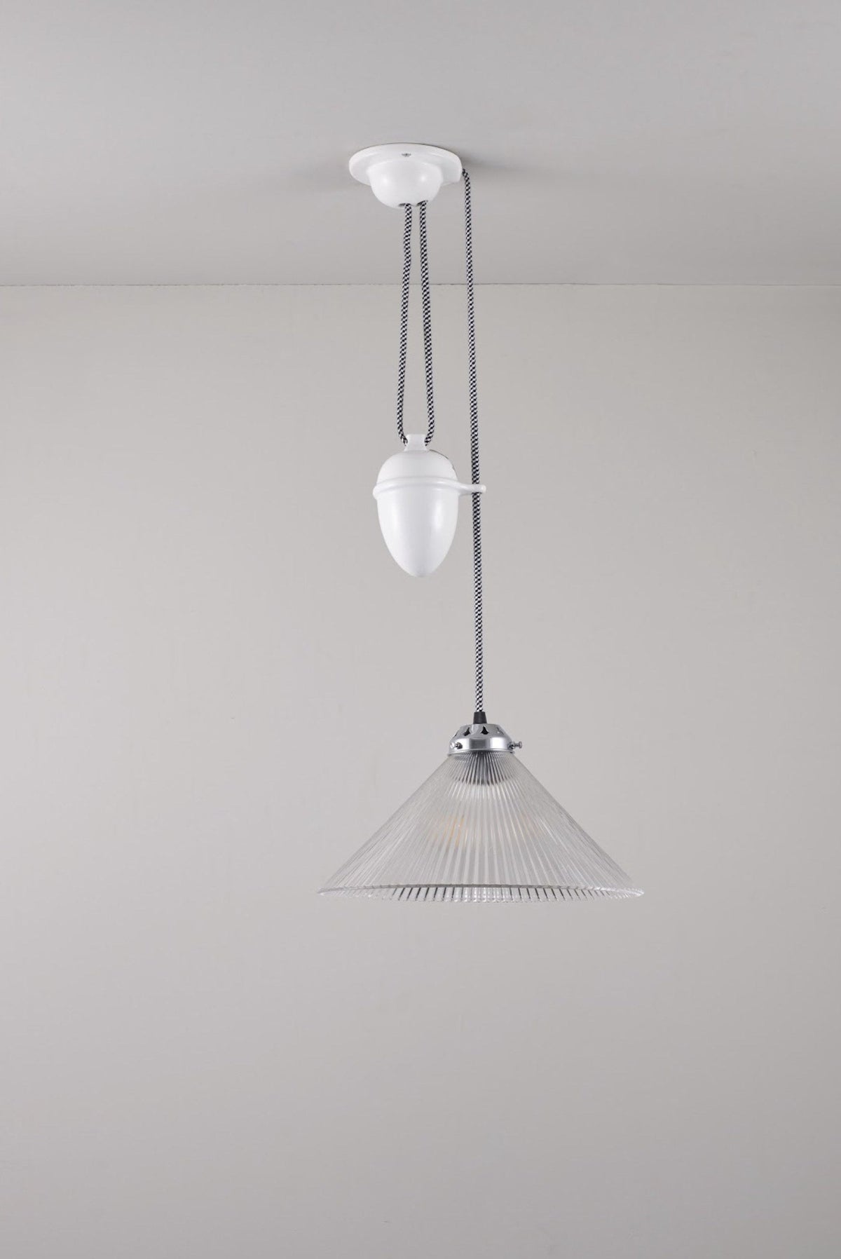 Conical Prismatic Rise & Fall Pendant