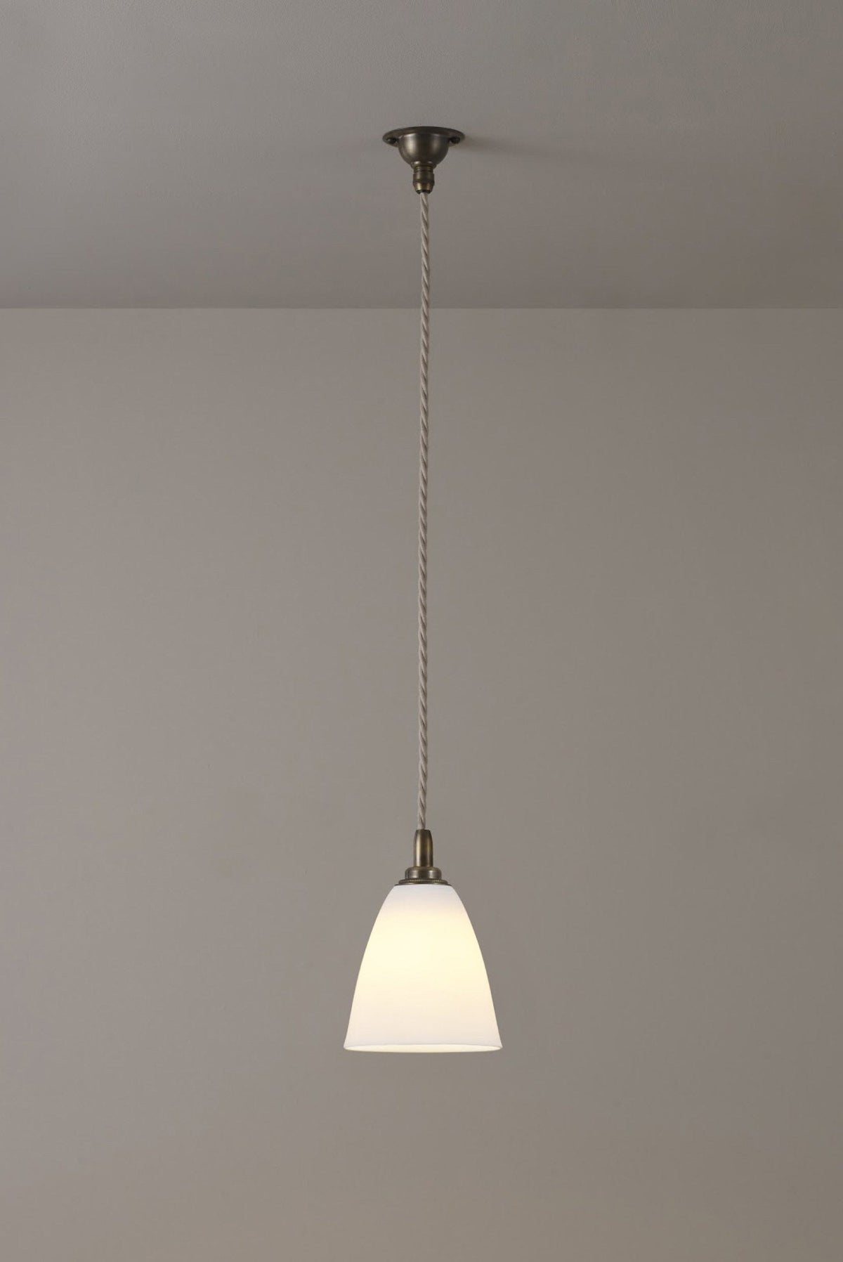 Antique Brass Medium Dome Pendant