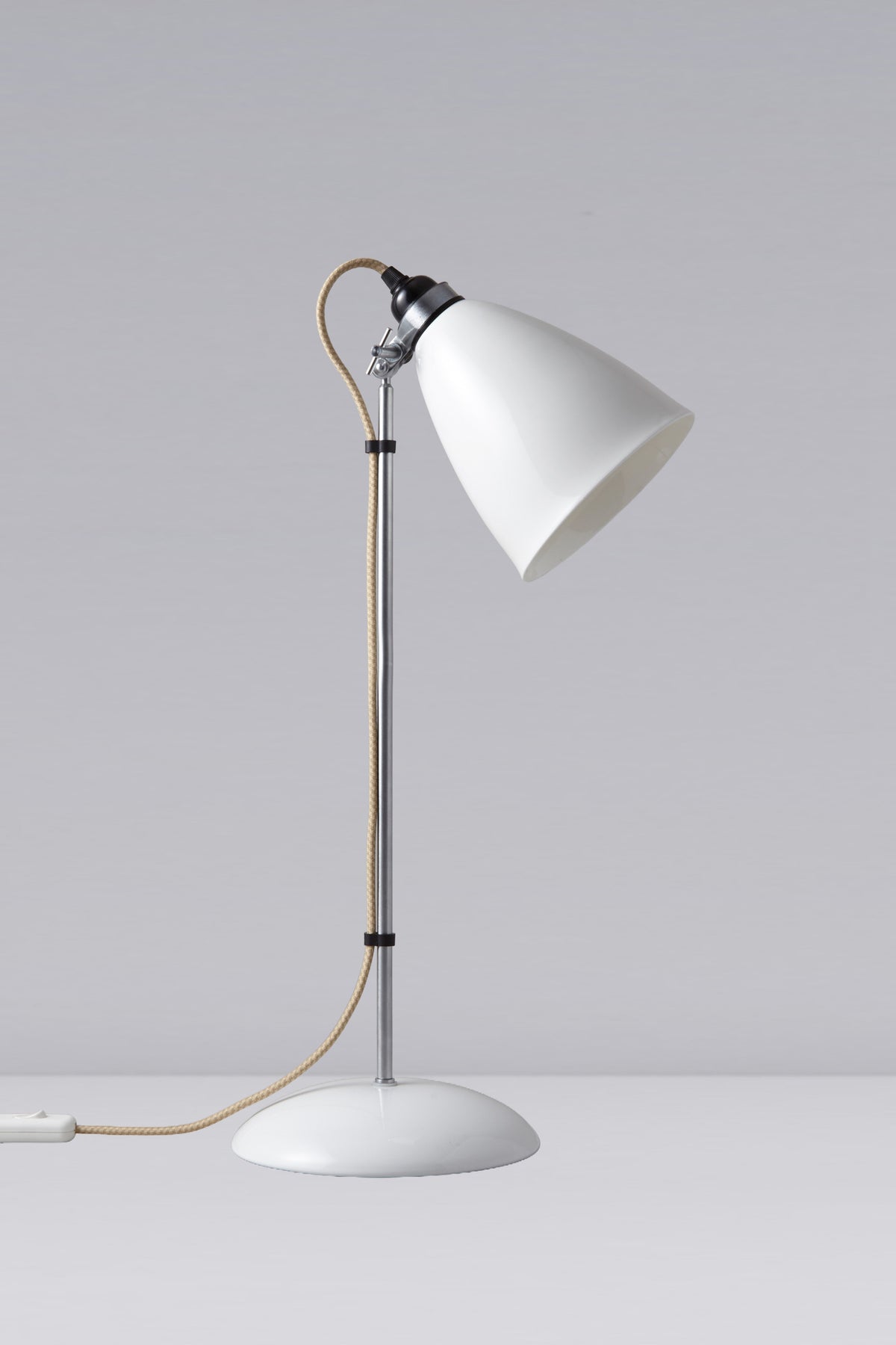 OBTC Product Image, Light Off: Hector Large Dome Table Light, Natural White Range