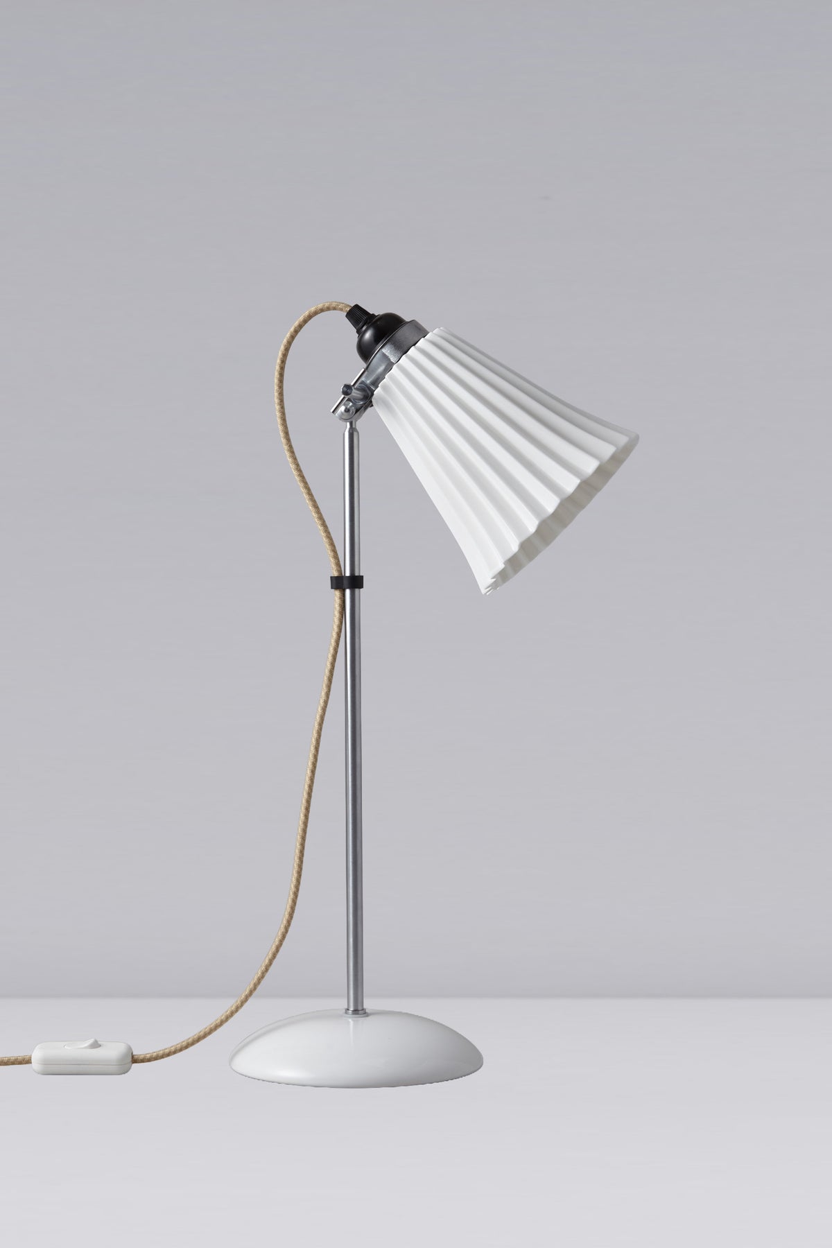 OBTC Product Image, Light Off: Hector Pleat Medium Table Light, Natural White