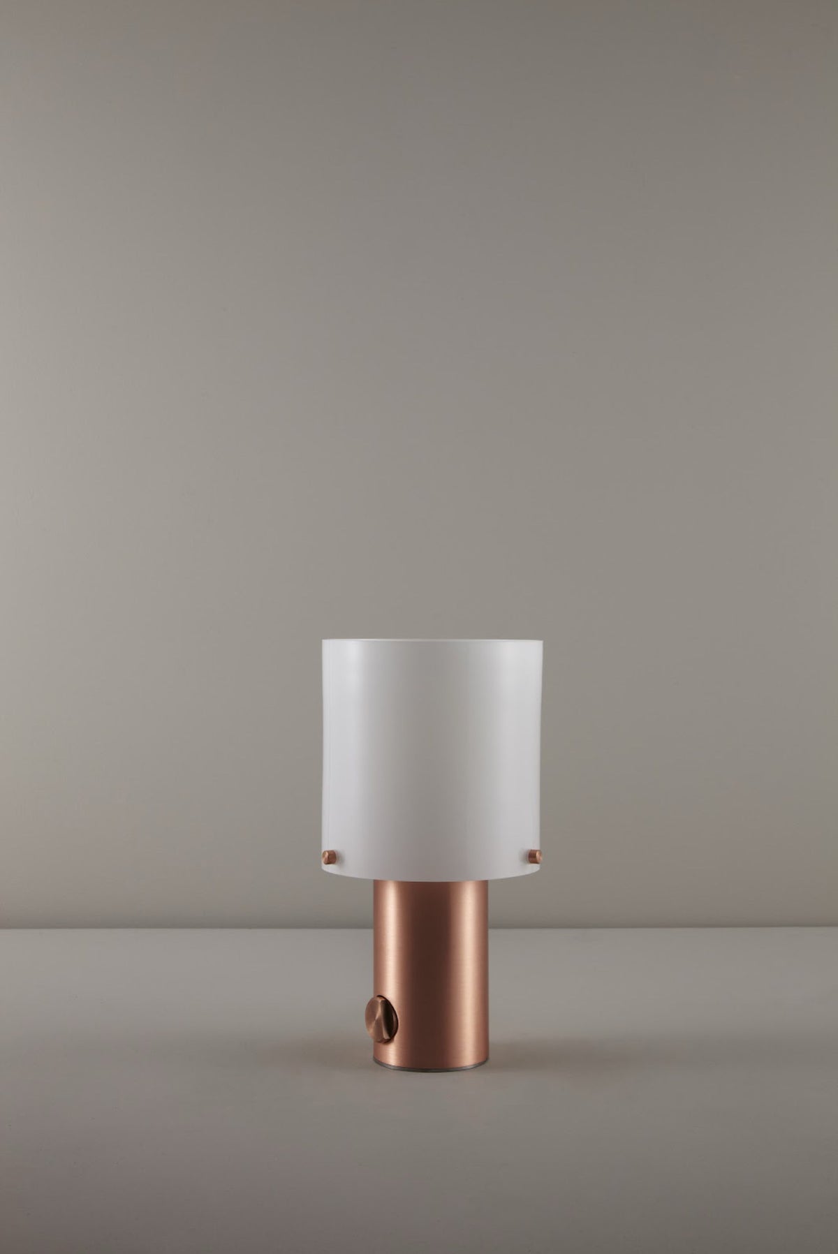 OBTC Product Image, Light Off: Walter Table Size 1, Copper, Opal Glass Range