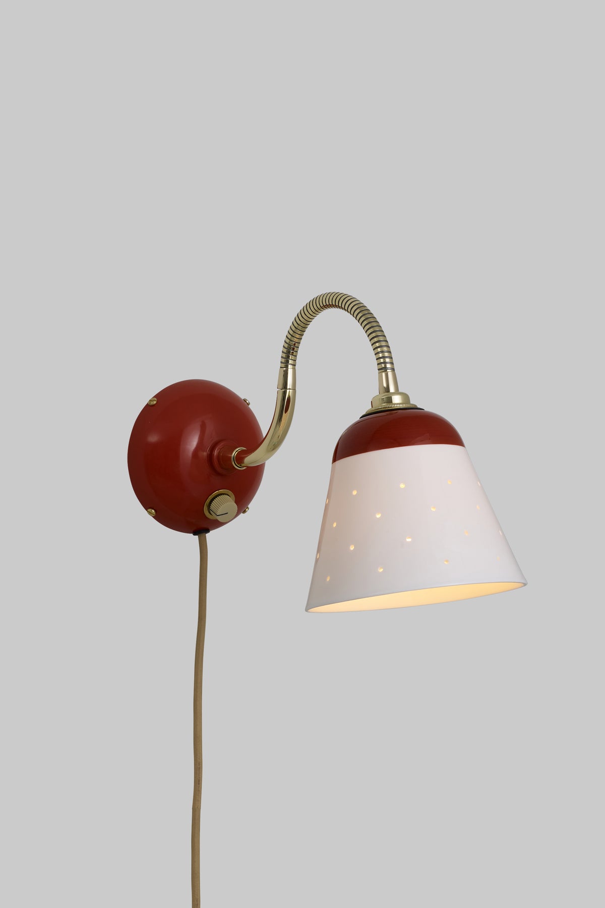 Alma Wall Light with Dimmer, Cable & Plug