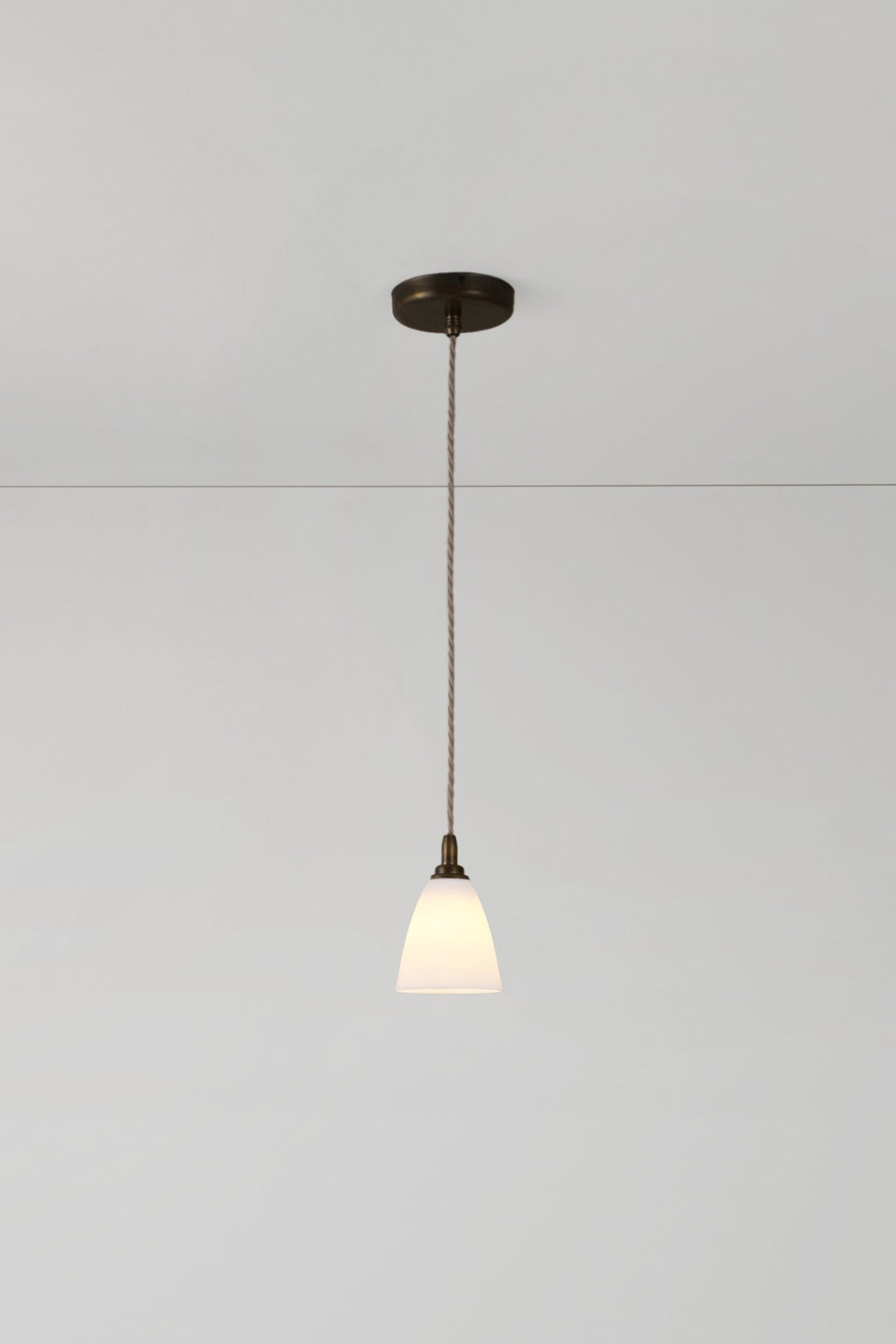 Antique Brass Medium Dome Pendant