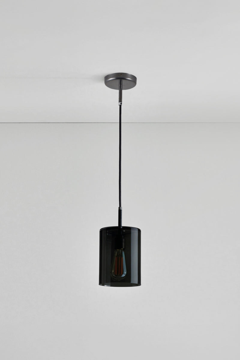 btc Brompton Pendant Size 2 Brass / Anthracite