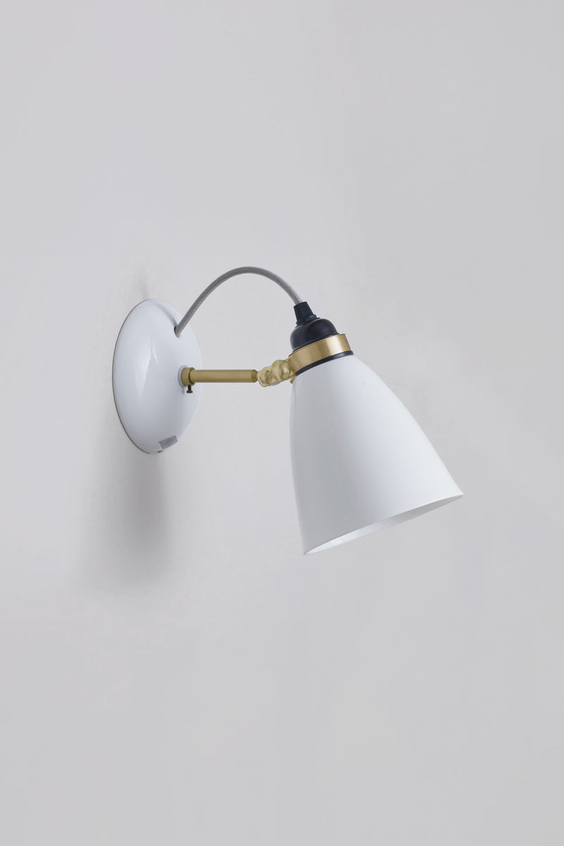 btc Hector 30 Wall Light Natural White / Grey