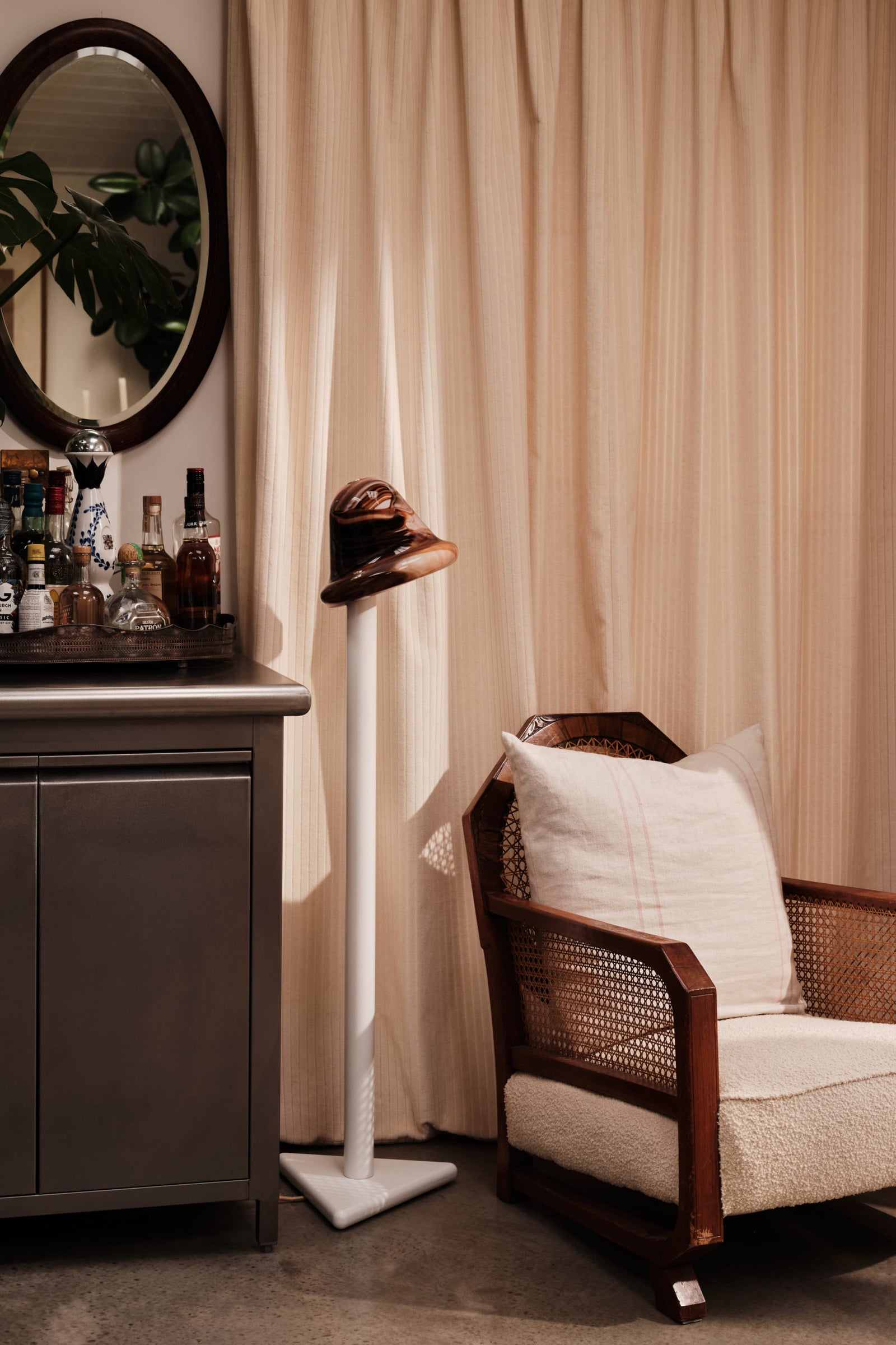 Variant Image for Blanc texturé / Chocolat