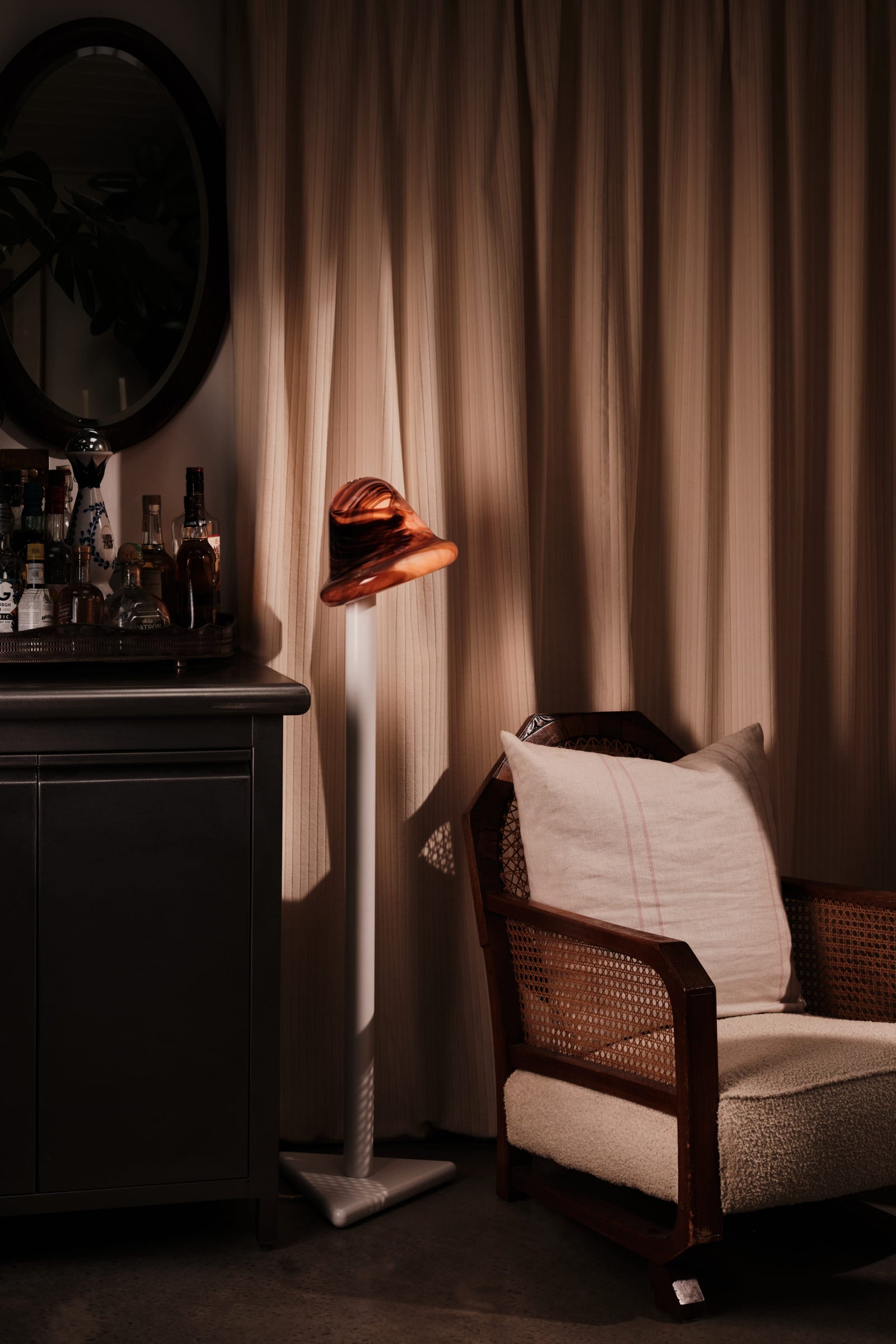 Variant Image for Blanc texturé / Chocolat