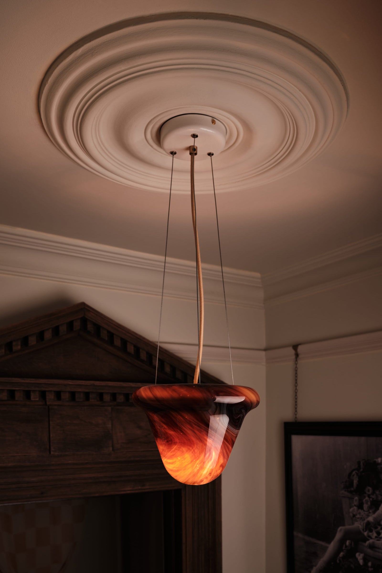 Variant Image for Blanc texturé / Chocolat