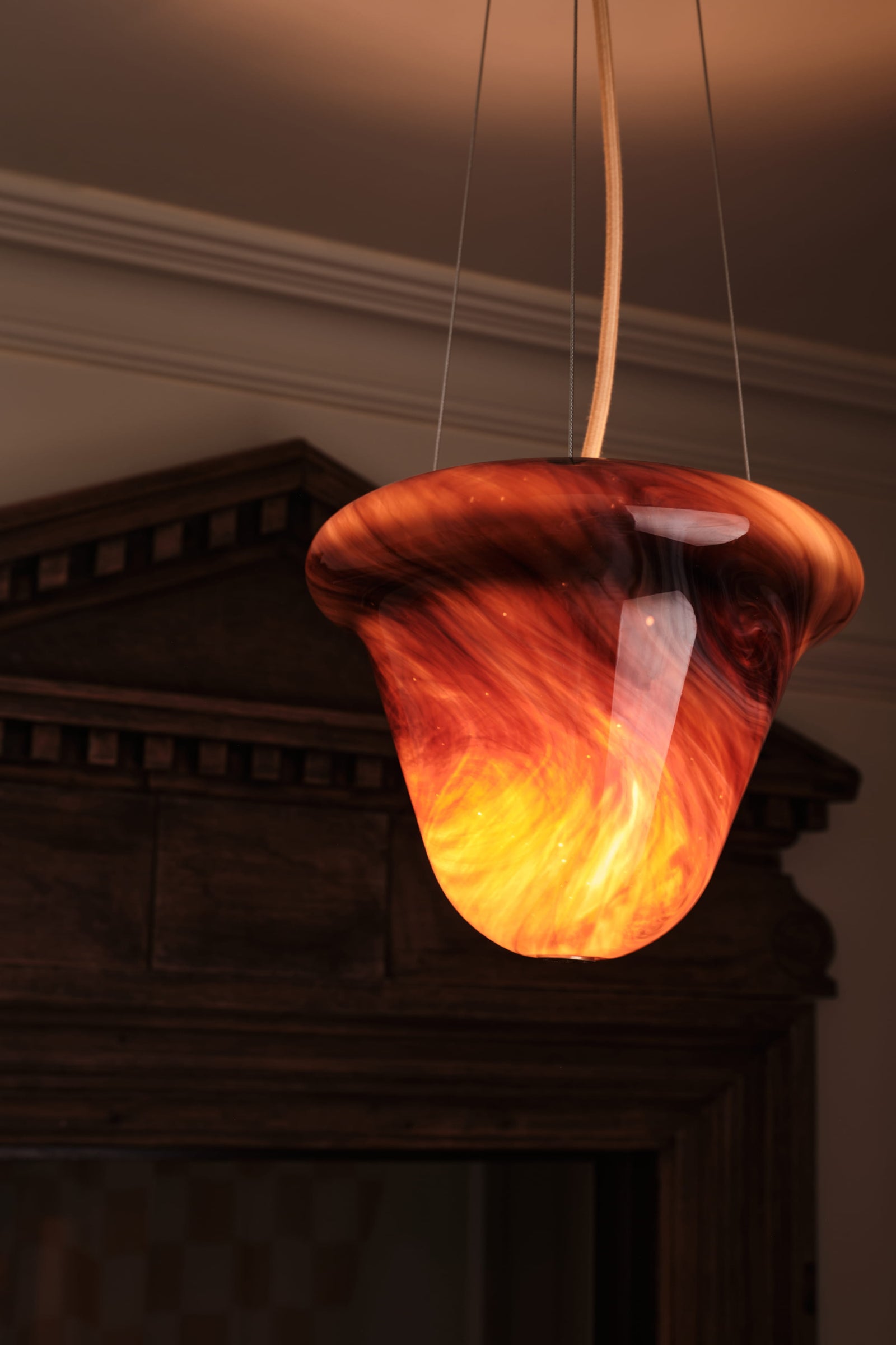 Variant Image for Blanc texturé / Chocolat