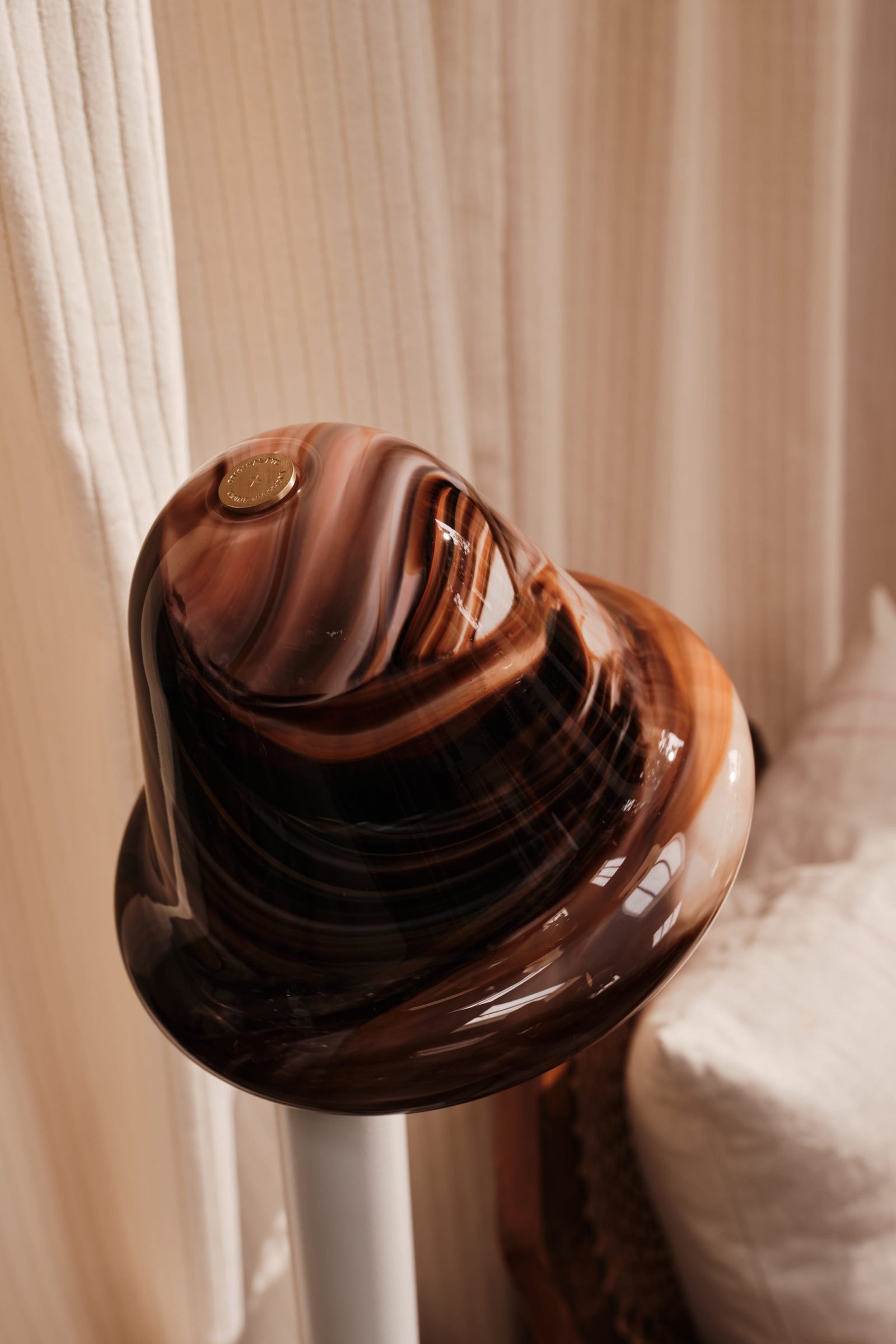 Variant Image for Textured White / Chocolate