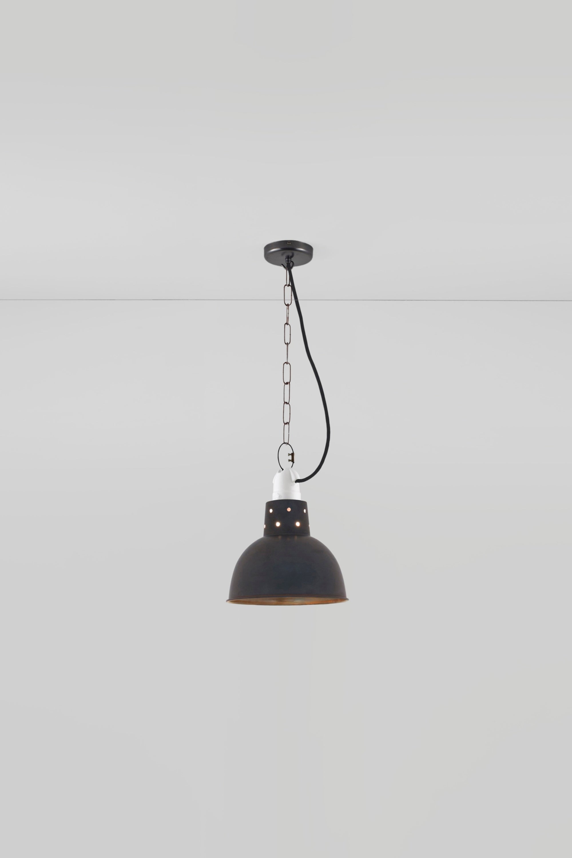 Spun Reflector with Cord Grip Lampholder